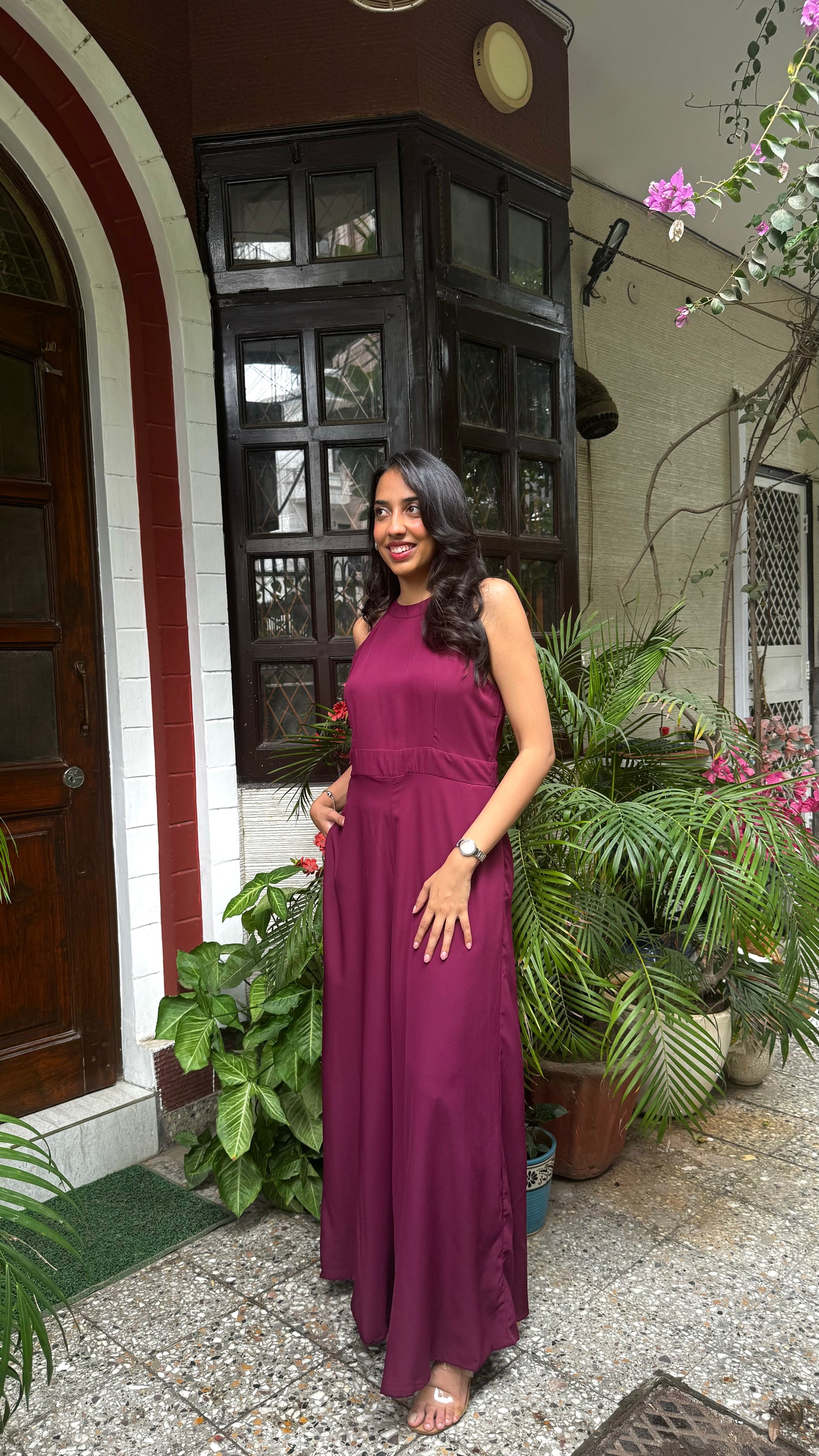 Luxe Jumpsuit - Wine