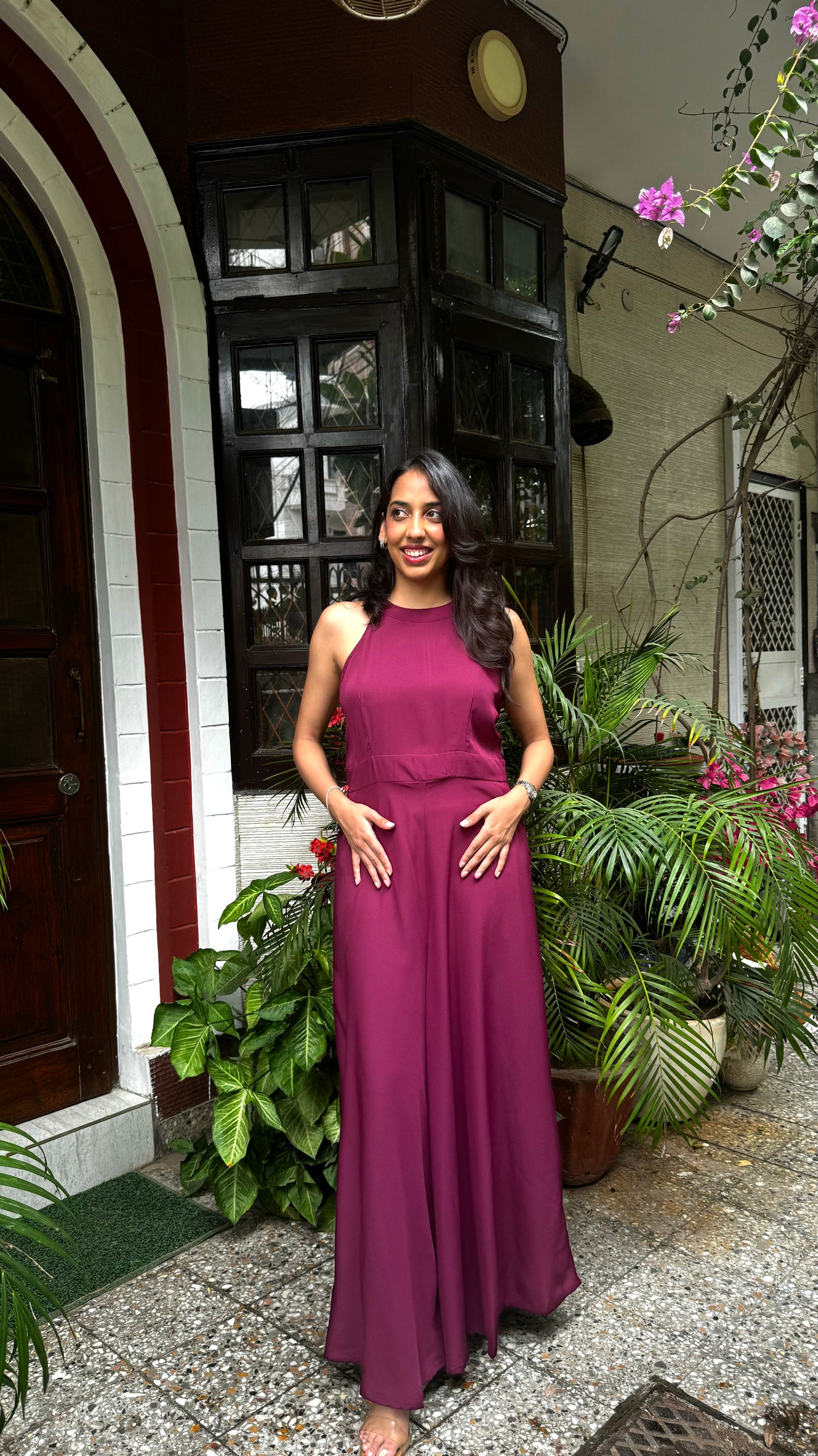 Luxe Jumpsuit - Wine