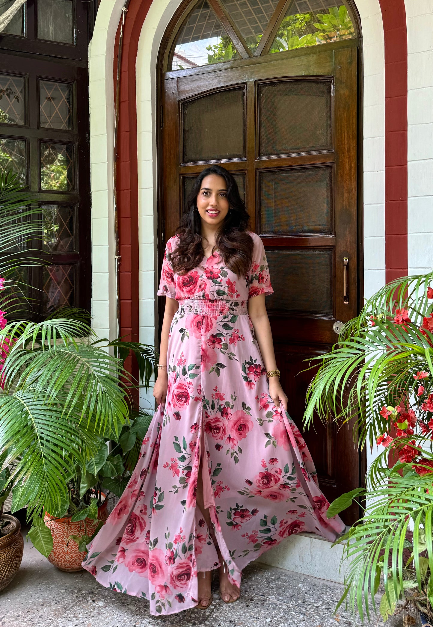 Shiuli Pastel Dress - Pink