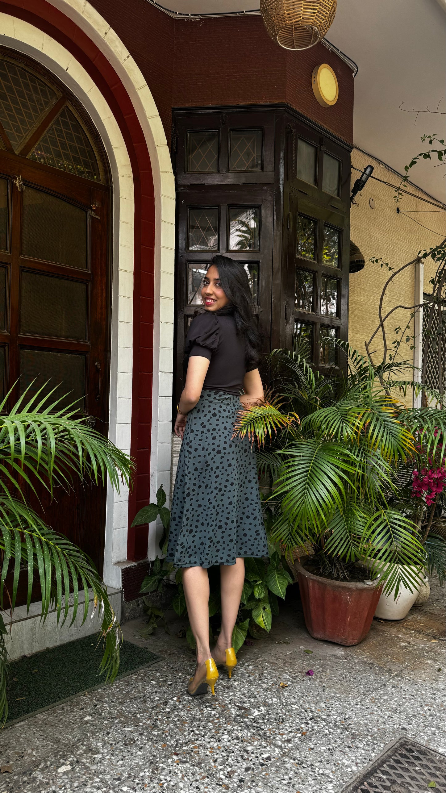 Spotlight Skirt & Top Set- Green