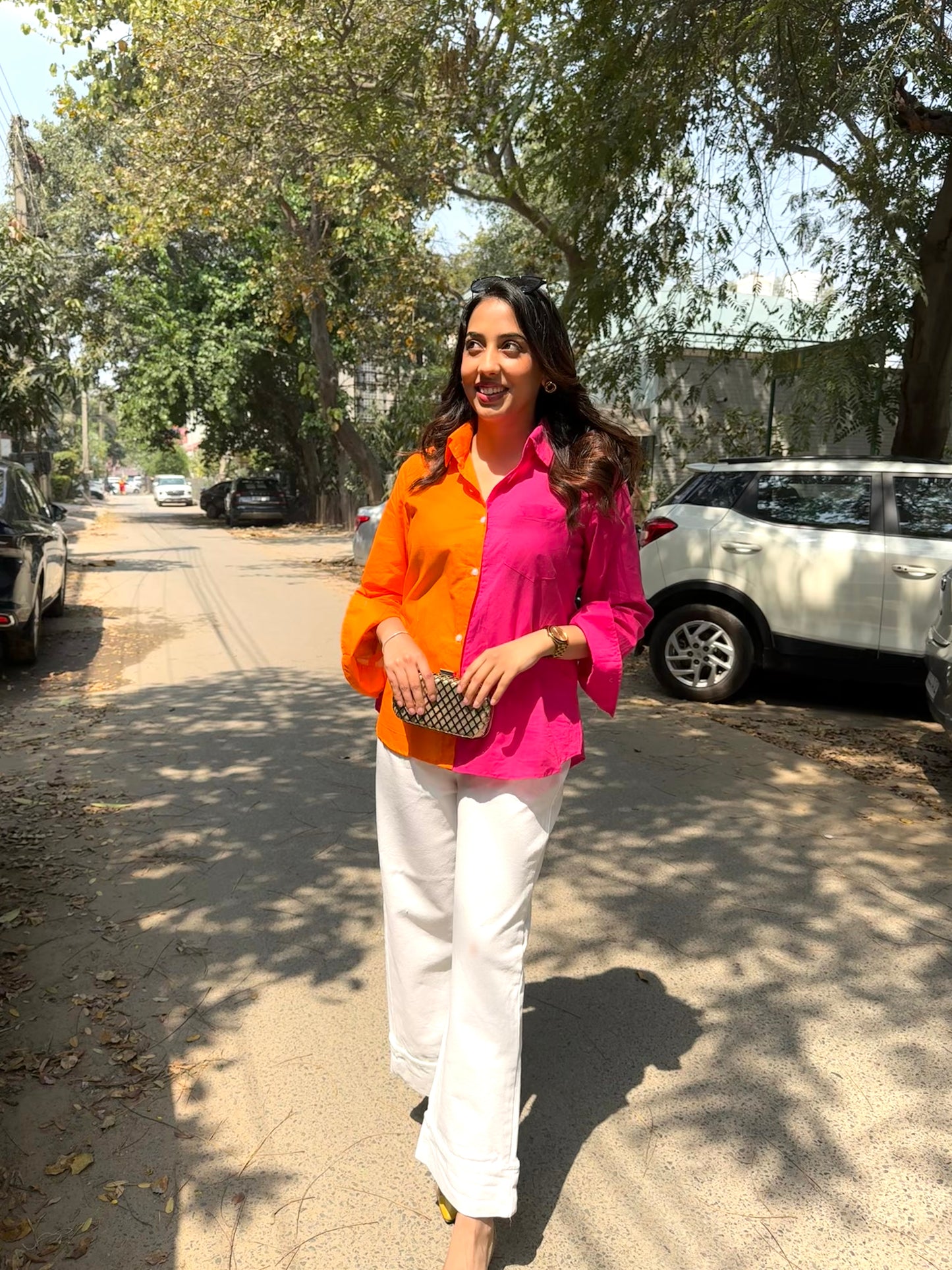 Halfsies Cotton Shirt