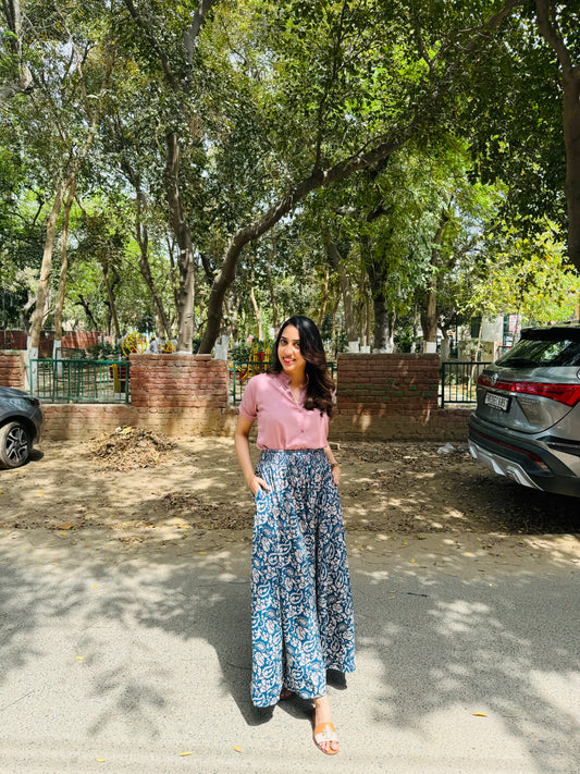 Blossoming Top – Dusky Pink