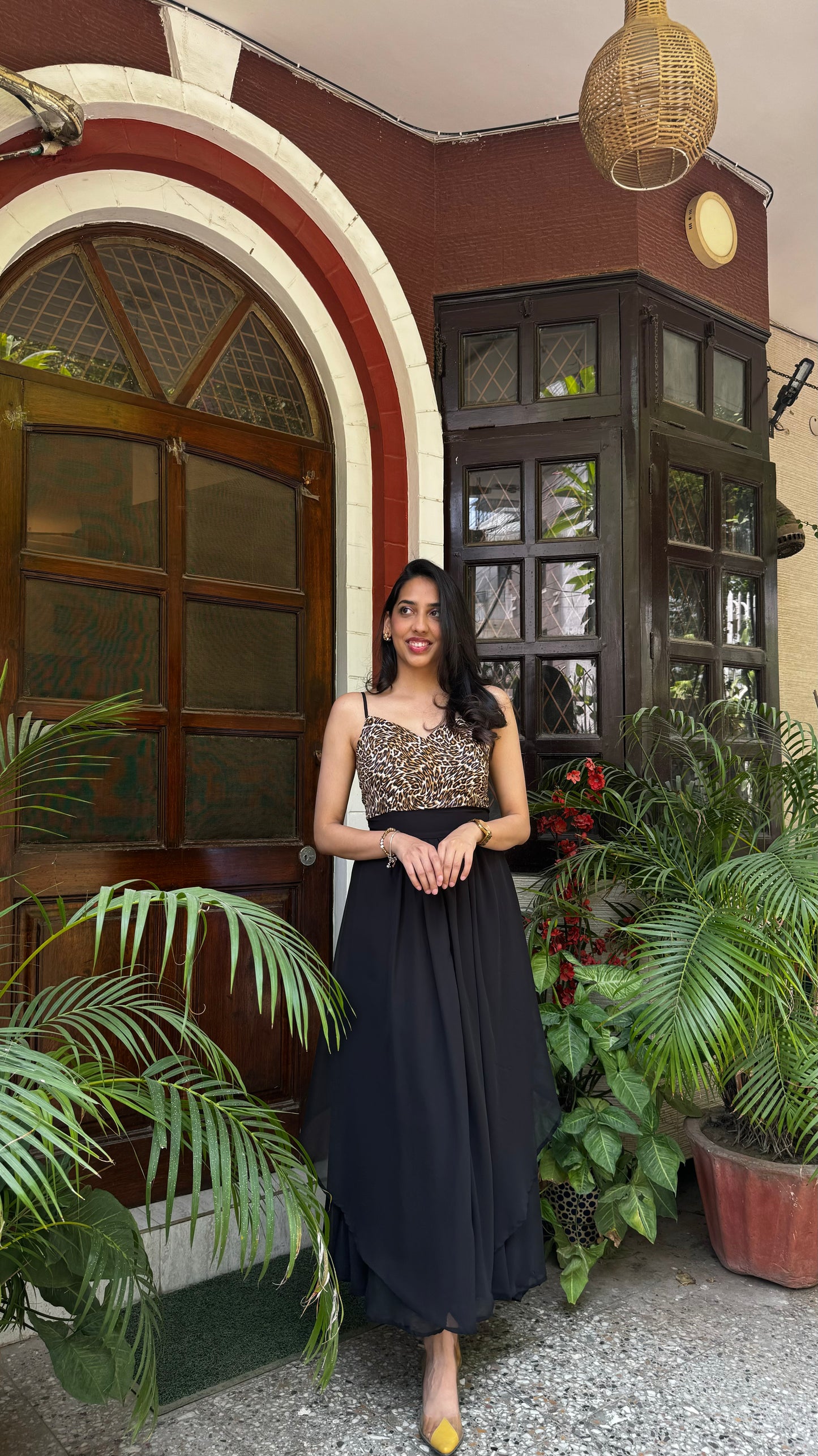 Petals Layered Maxi Dress – Animal