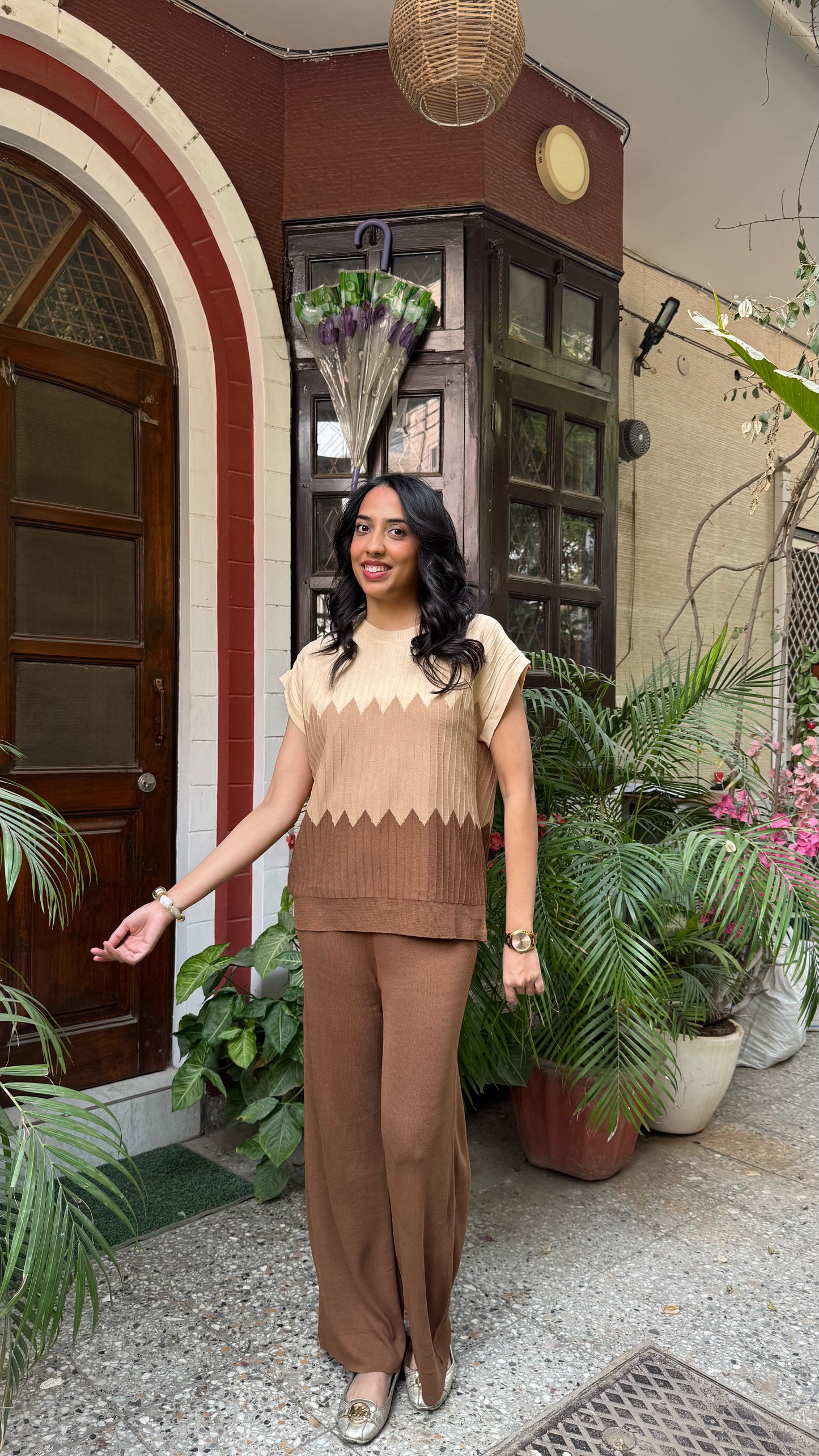 Coffee Combo Airport Set - Brown (Free Size) - Premium Collection