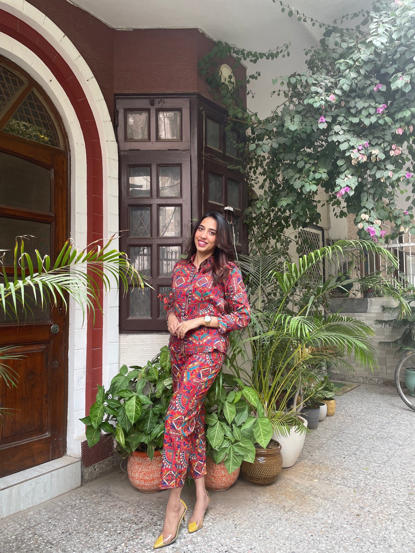 Mystique Co-Ord Set- Red