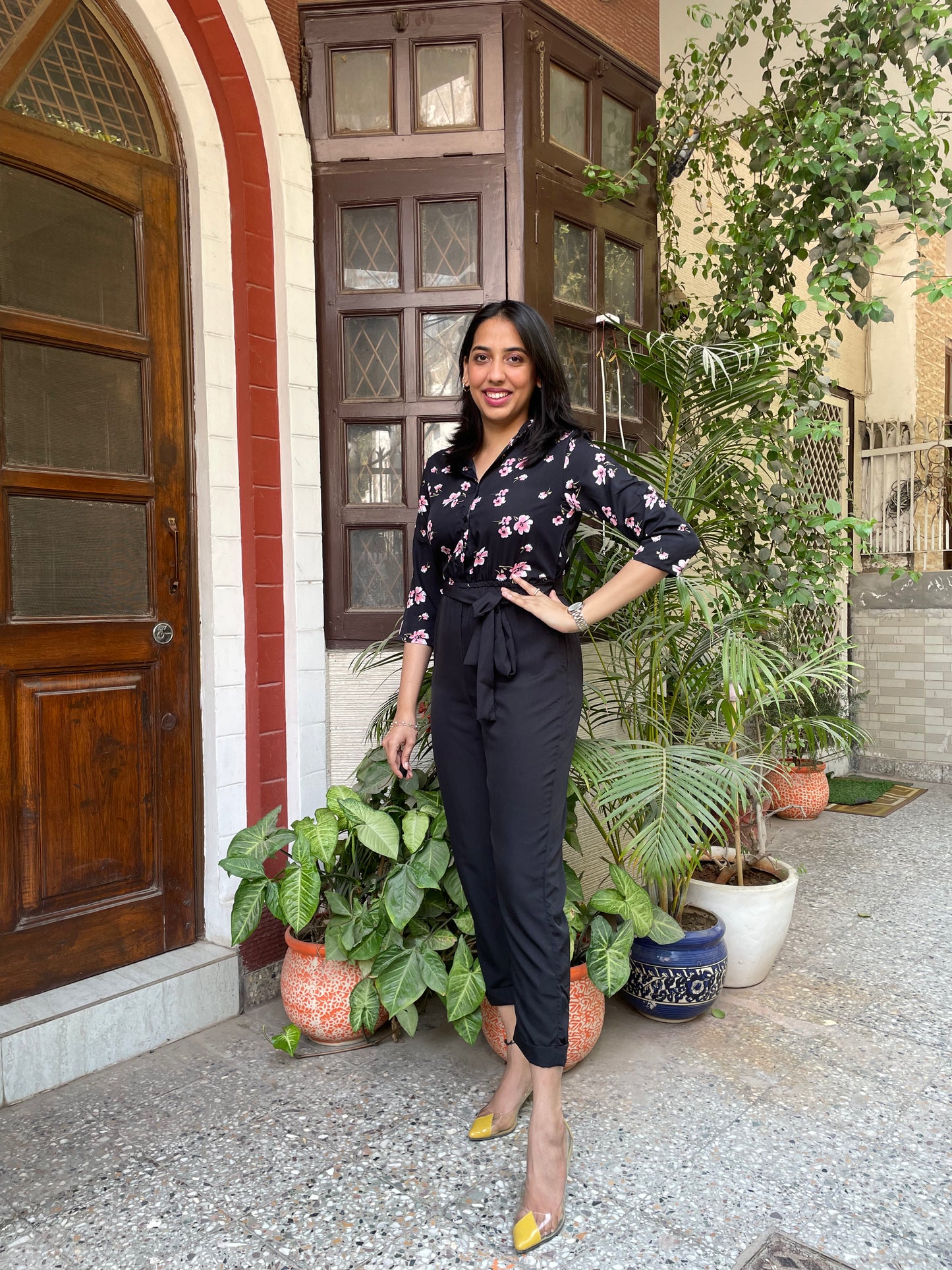Cute Floral Jumpsuit