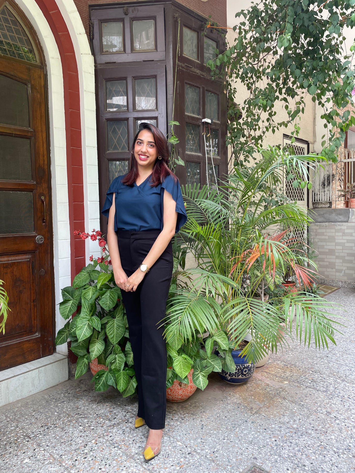 Manifesting CEO Top- Navy Blue