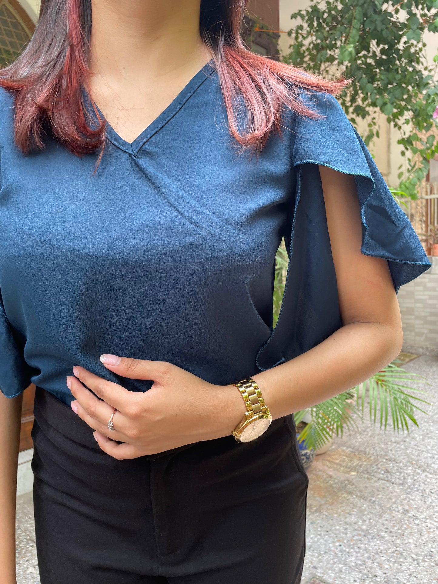 Manifesting CEO Top- Navy Blue