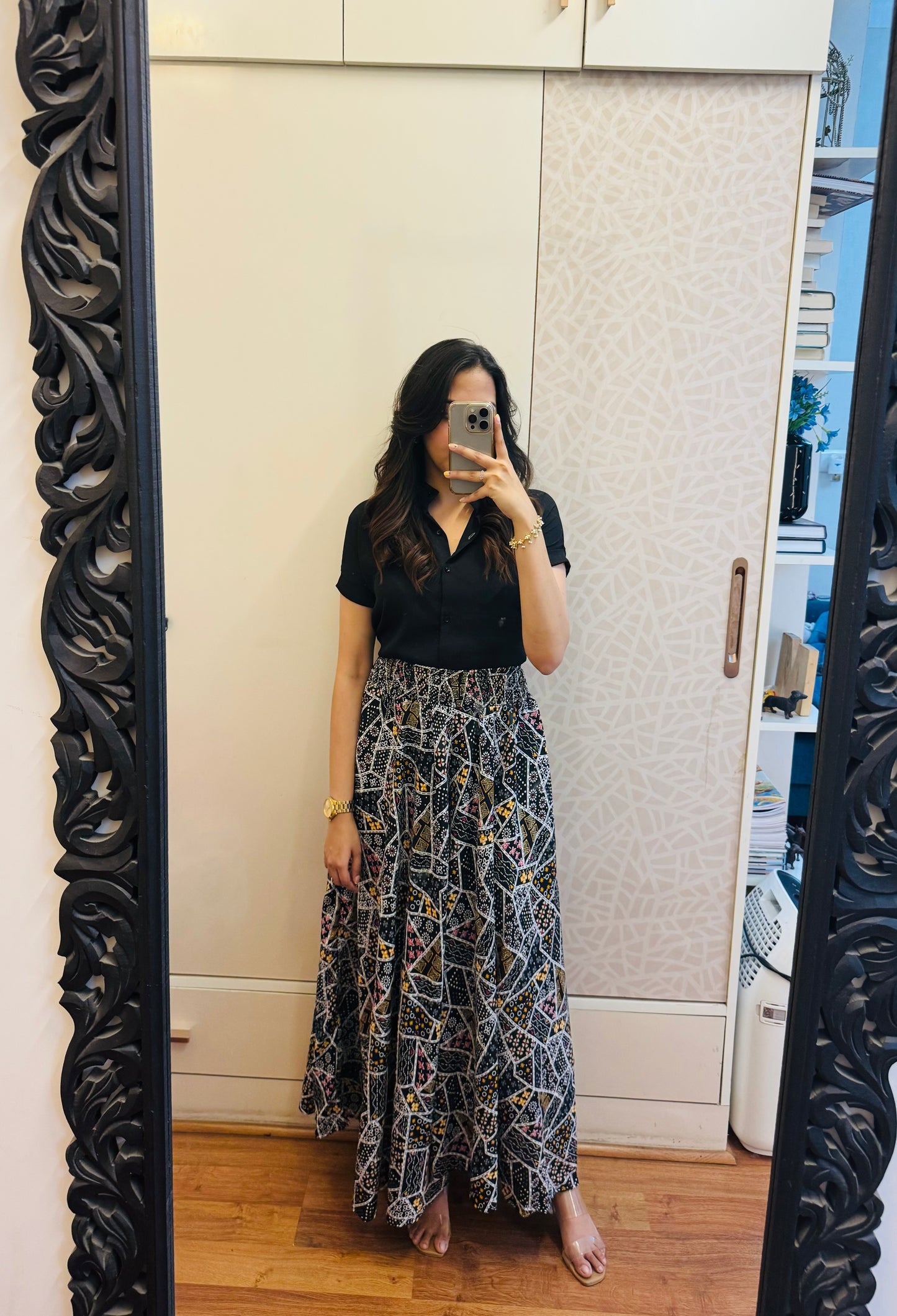 Blossoming Top – Black