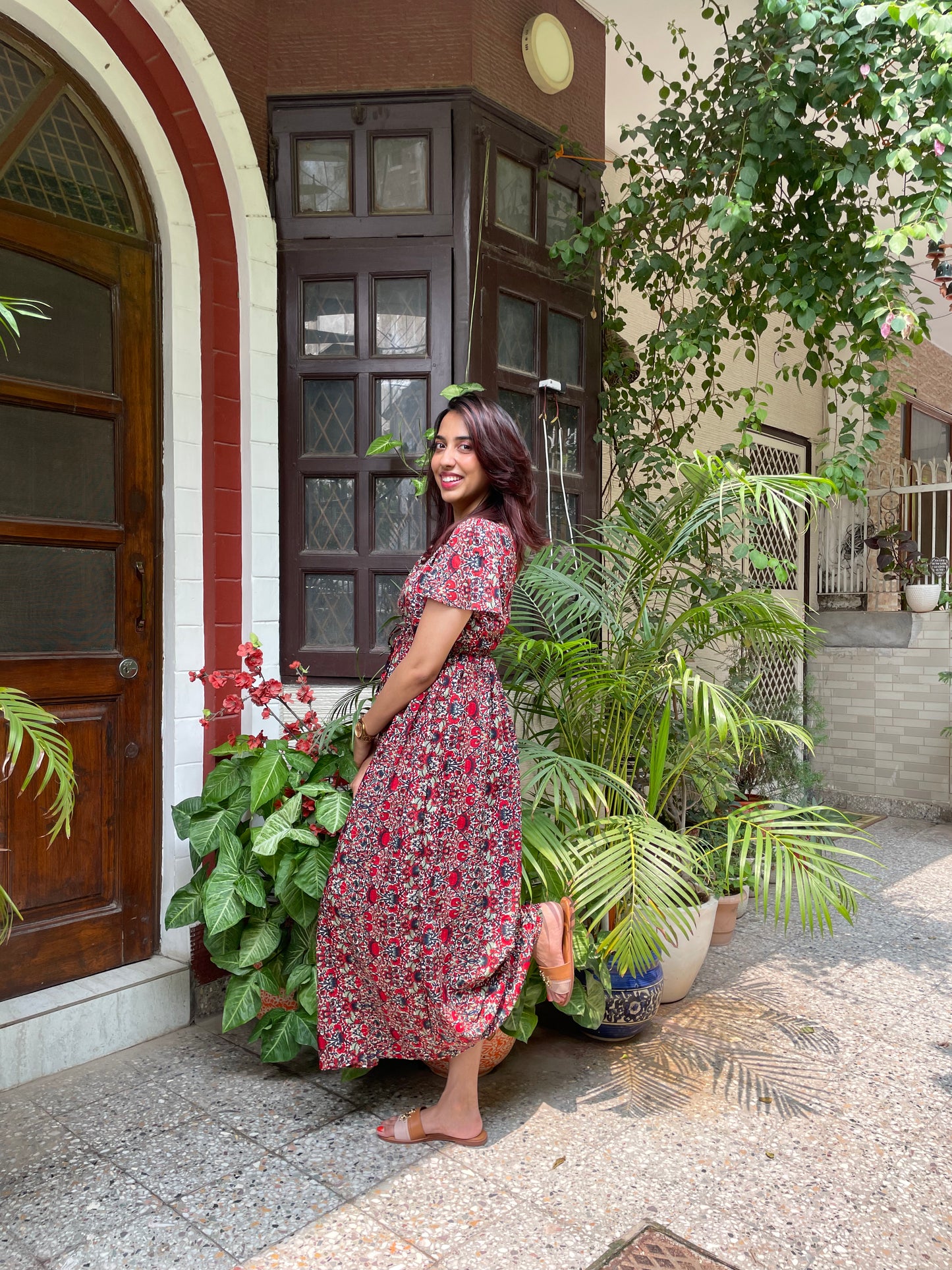 Glee Lounge Dress – Red