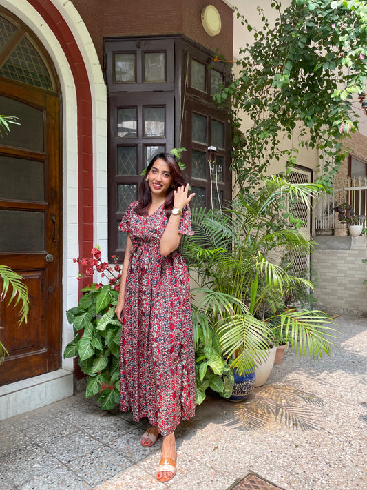 Glee Lounge Dress – Red