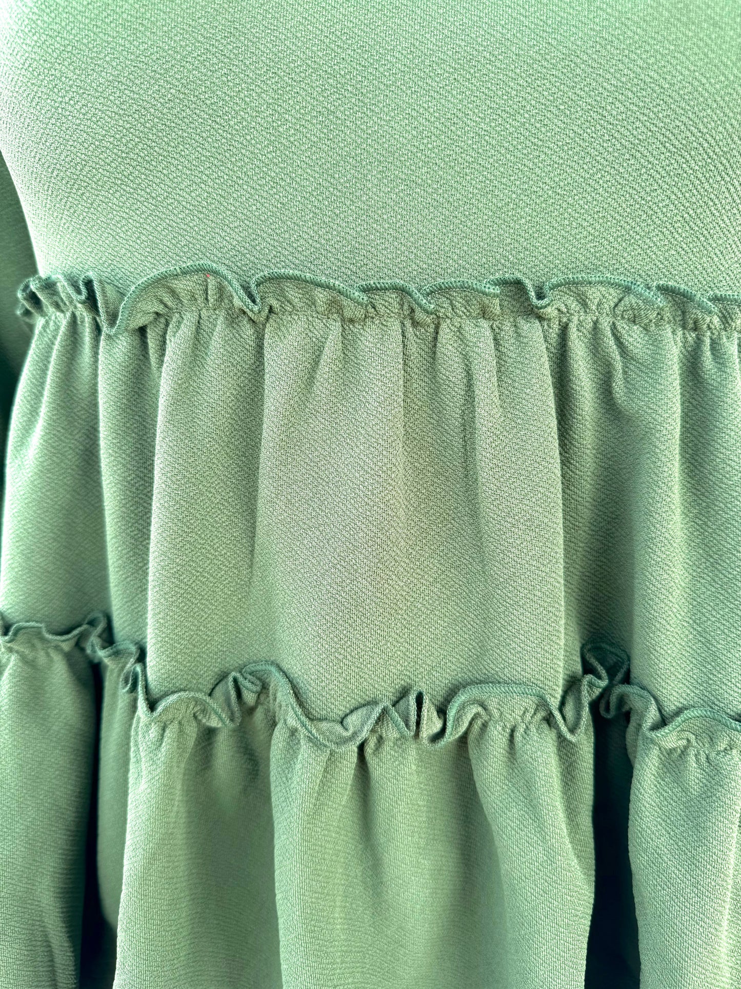 Delight Tiered Top – Green