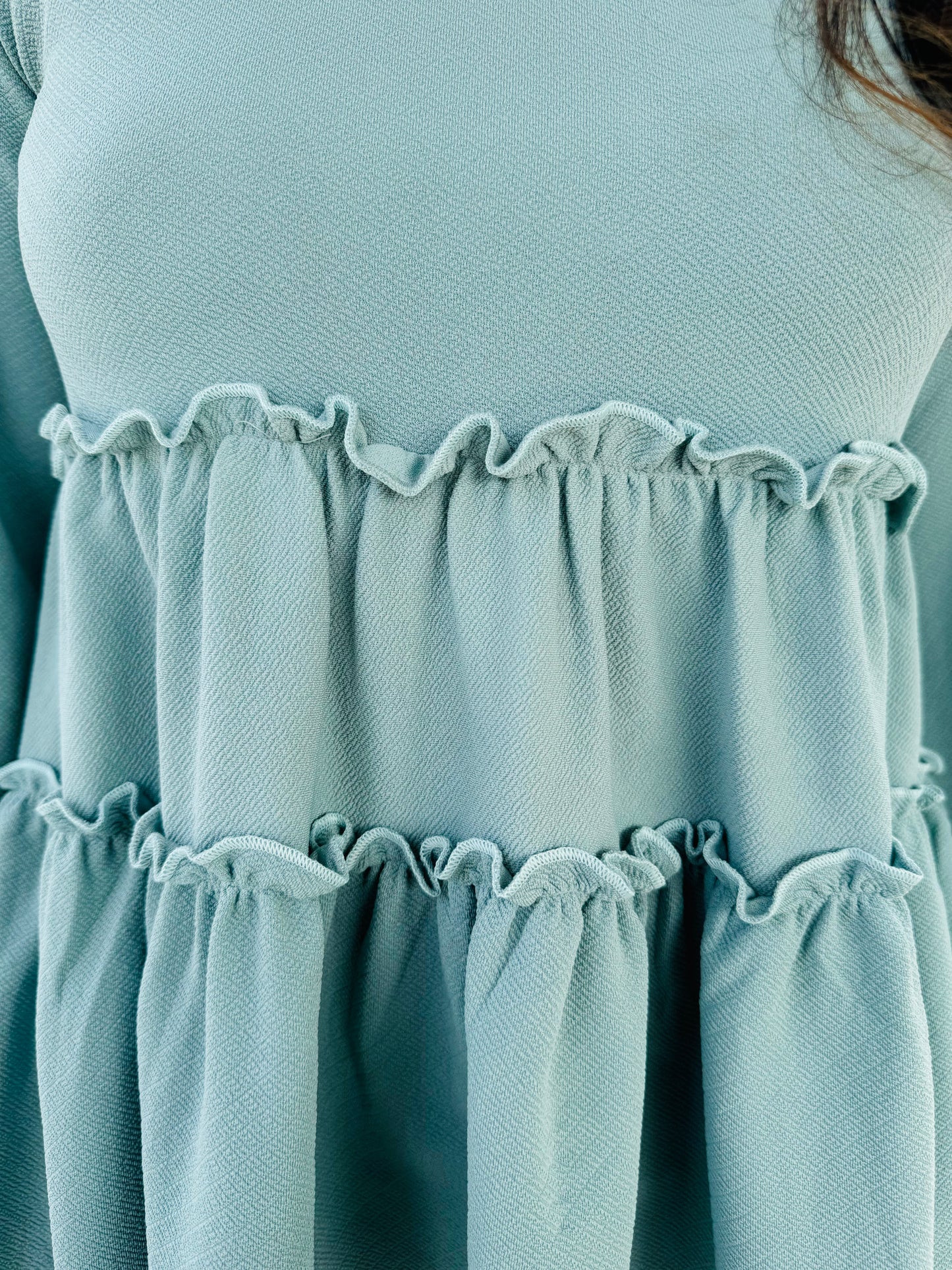 Delight Tiered Top – Mint