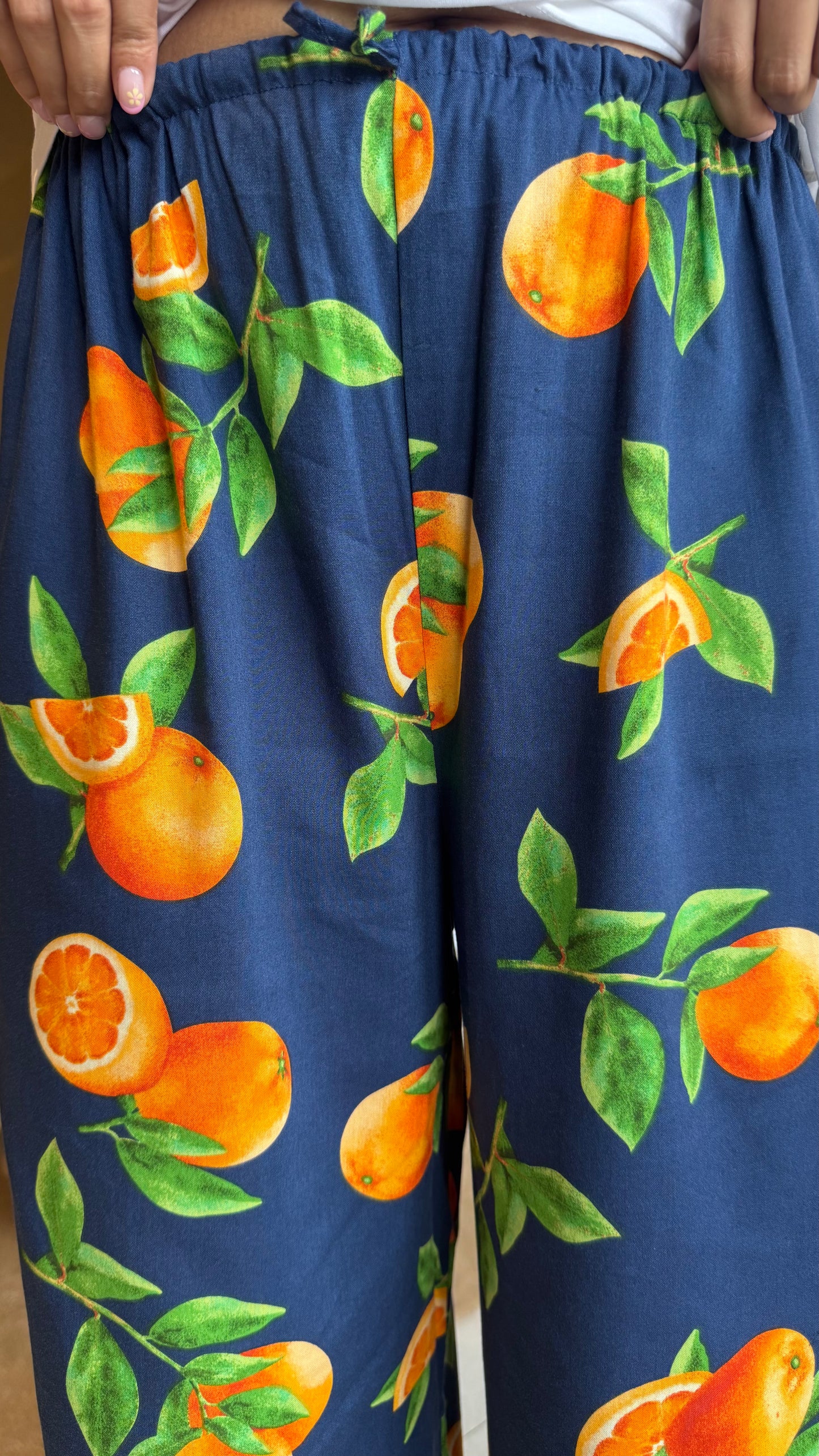 Lazy Bum Causal Pajamas - Oranges (Premium Collection)