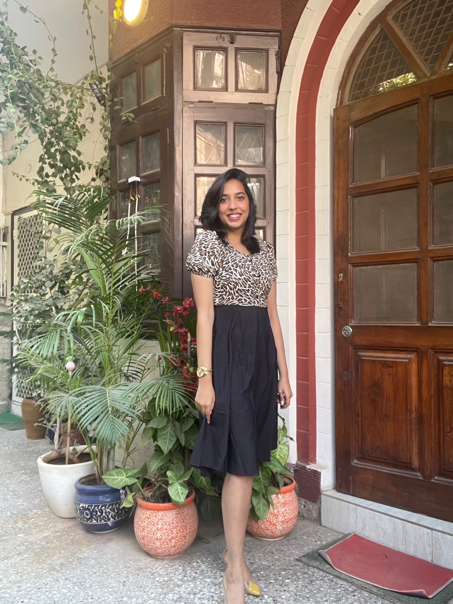 Animal Printed Dress