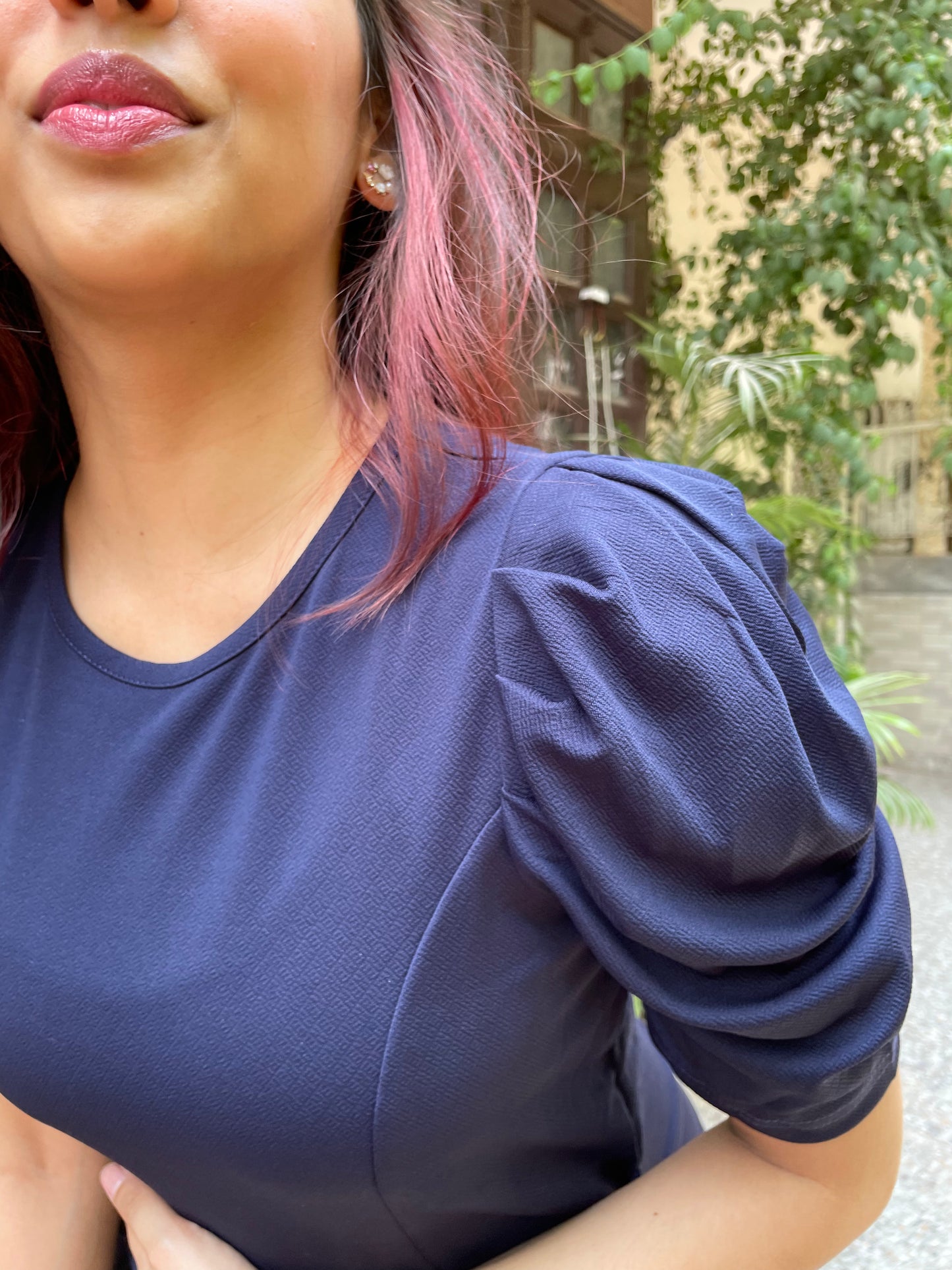 Blue Playsuit with Pockets