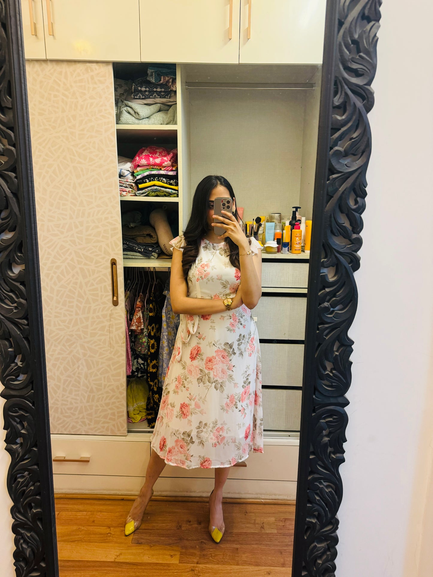 Delicate Daisy Dress- White