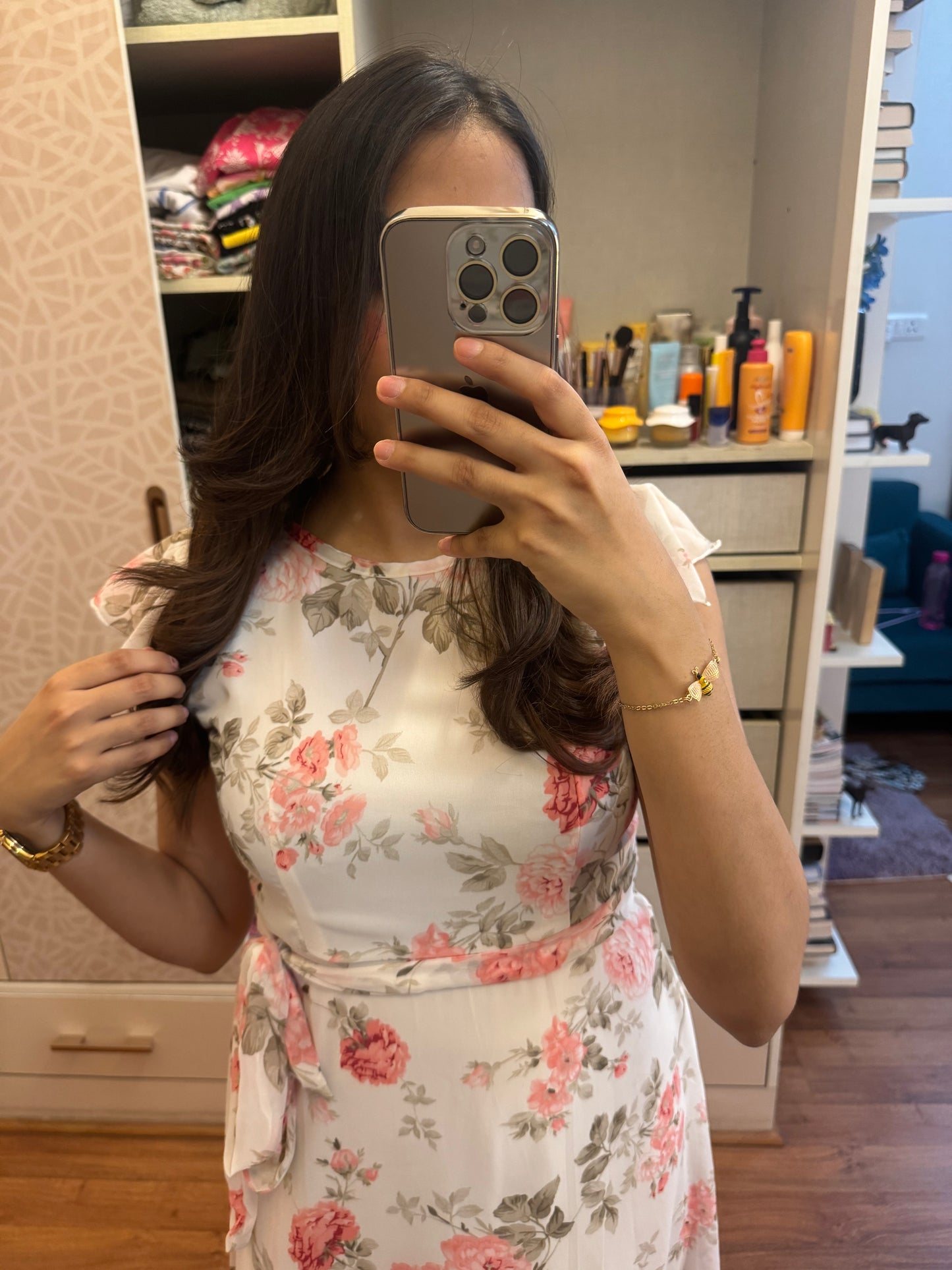 Delicate Daisy Dress- White