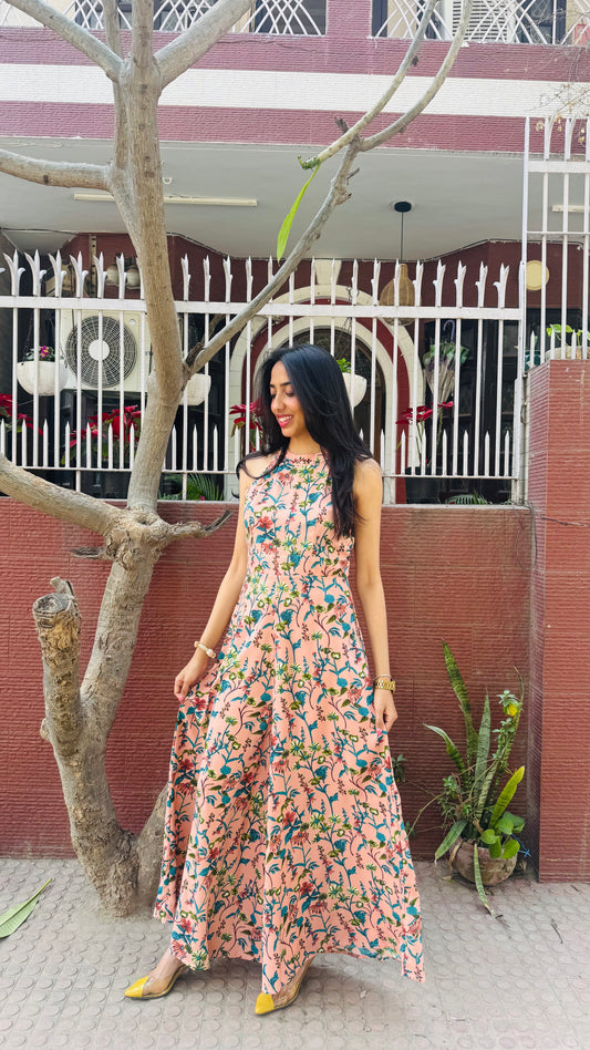 Luxe Jumpsuit - Peach