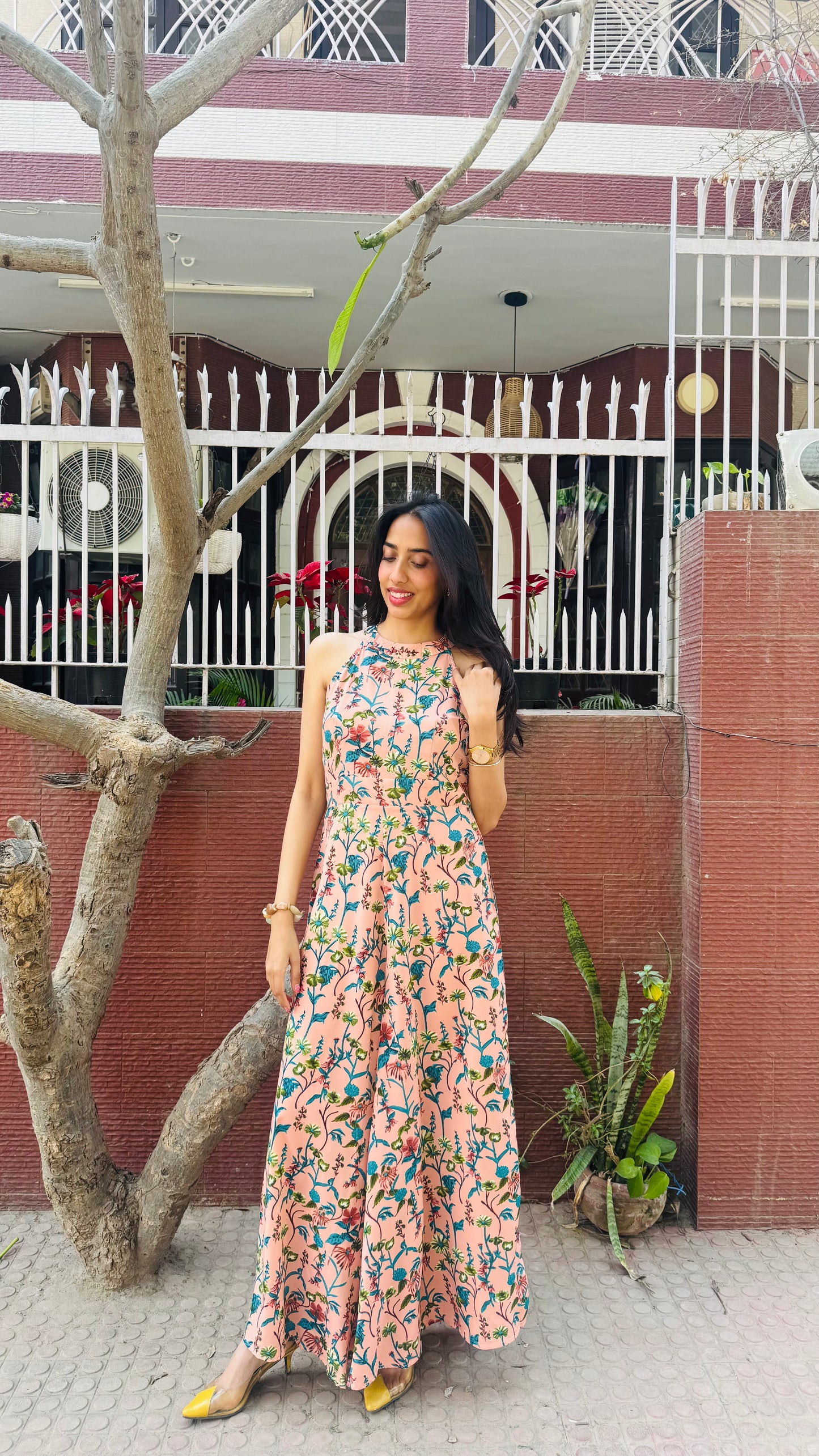 Luxe Jumpsuit - Peach