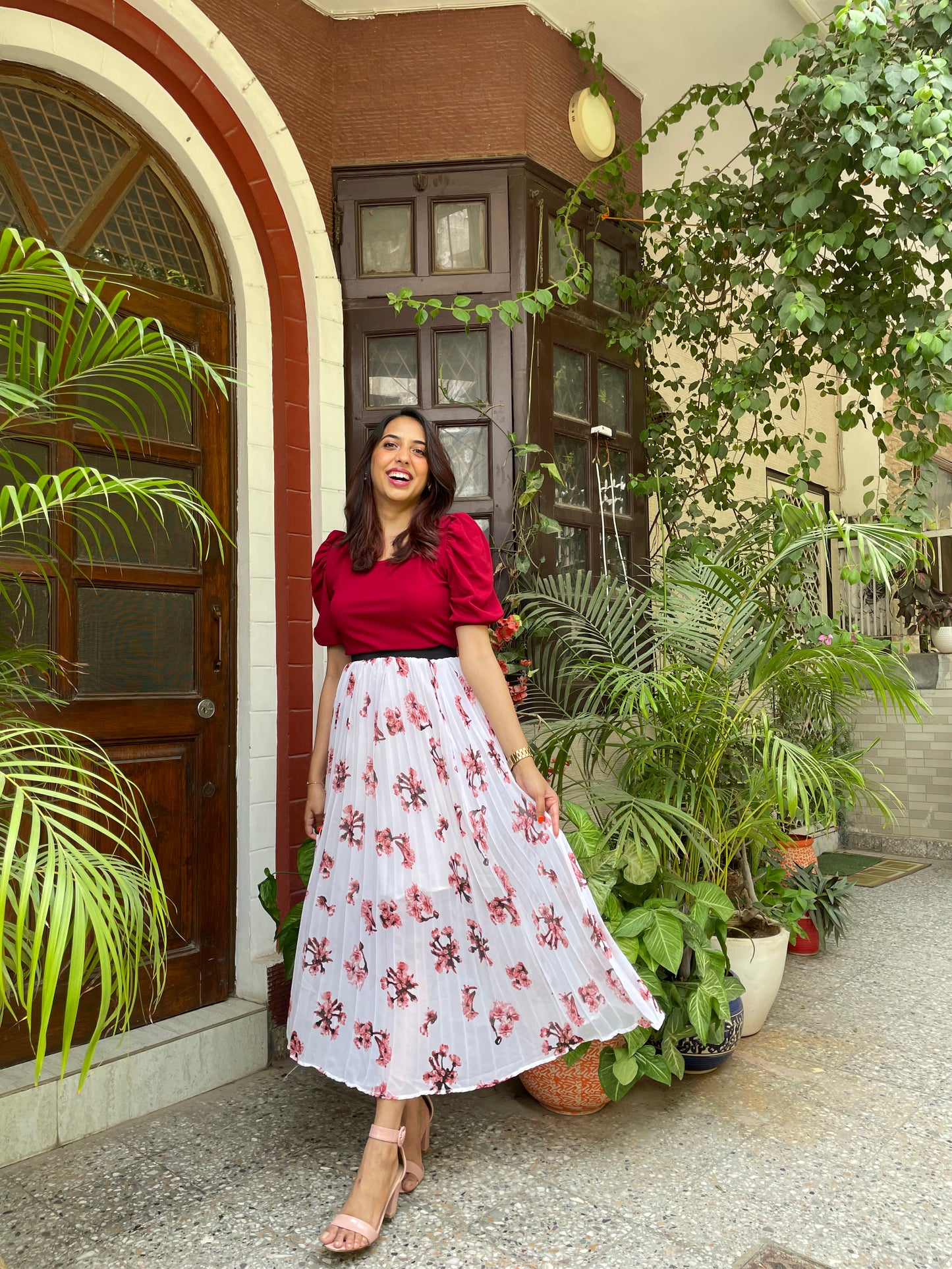 Summer Time Top – Maroon