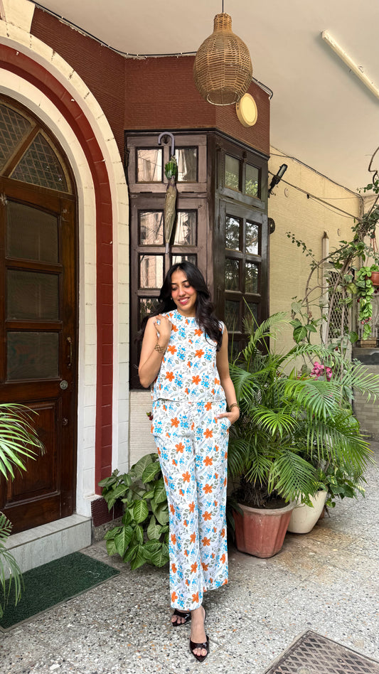 Sunny Day Cotton Set - White