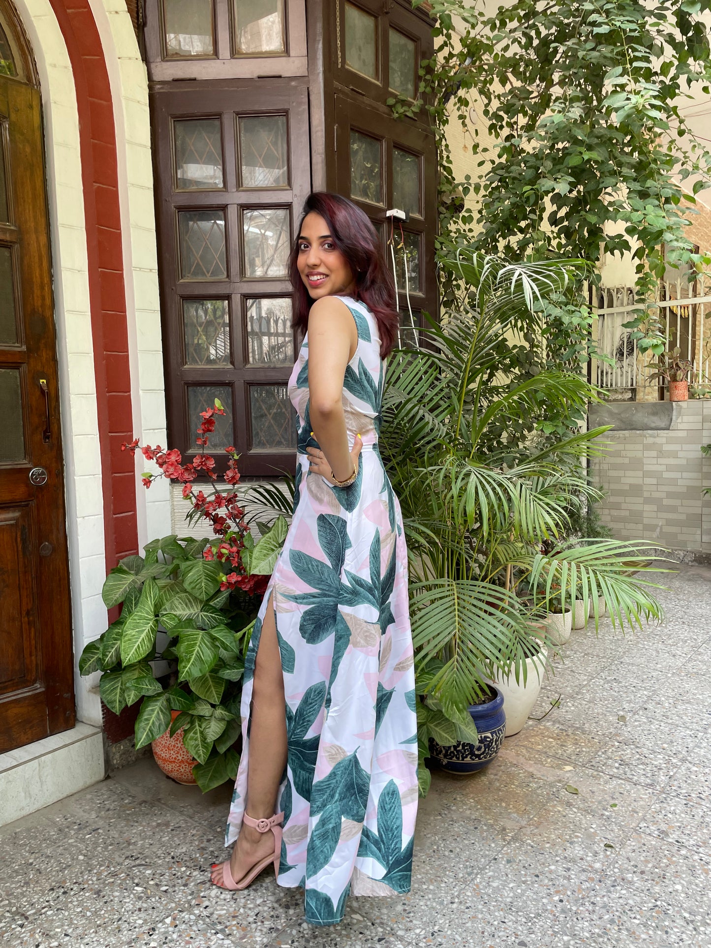 Olive One Shoulder Dress