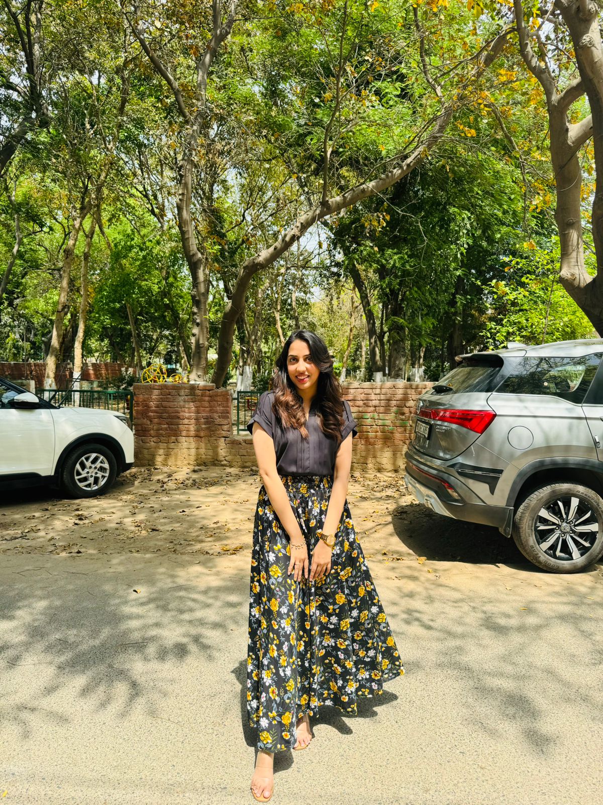 Garden Printed Palazzo (Free Size)