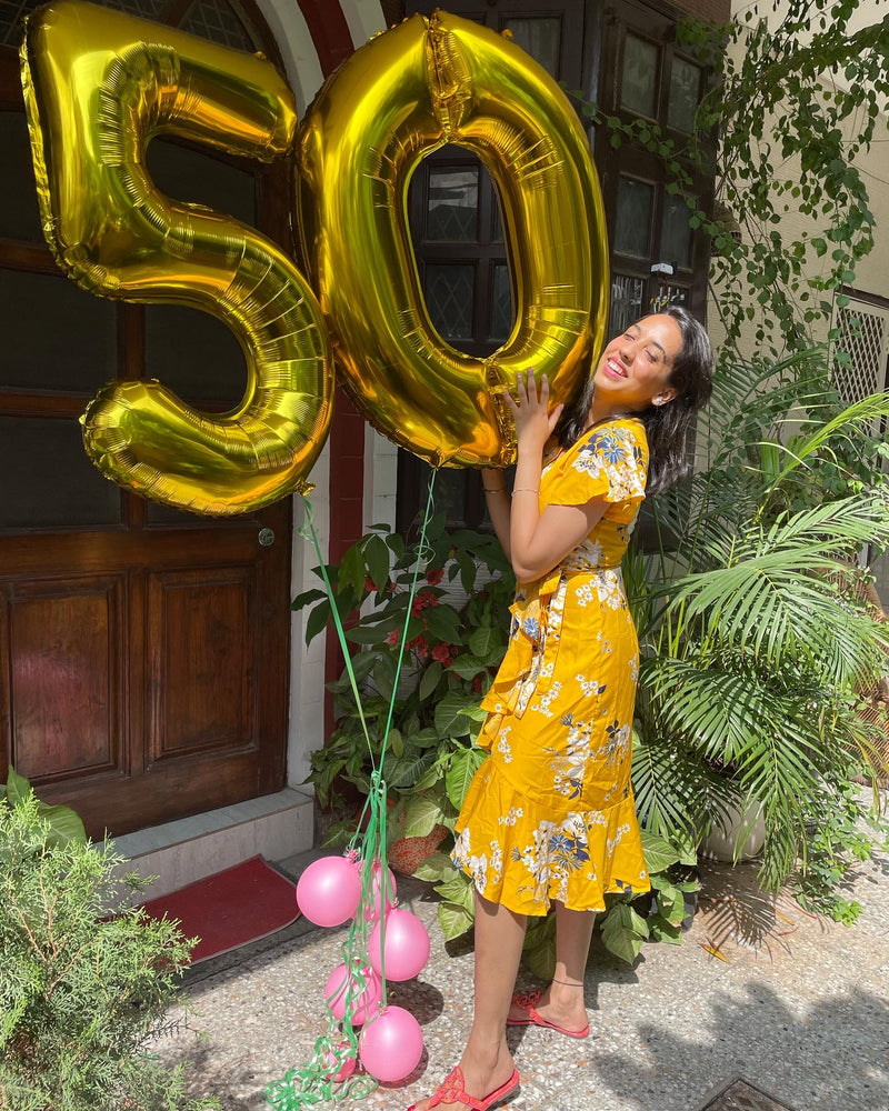 Yellow Twirl Wrap Dress