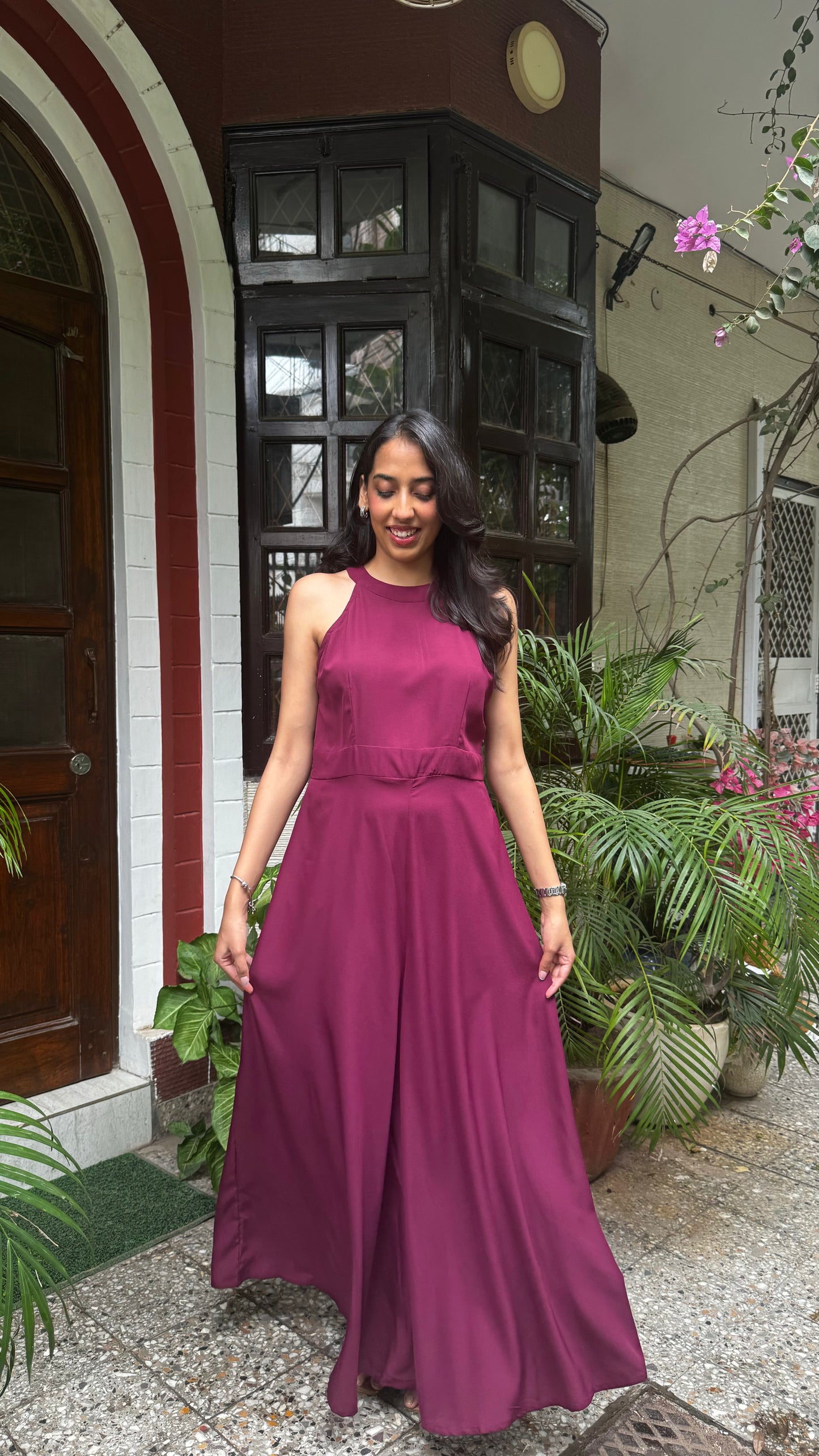 Luxe Jumpsuit - Wine