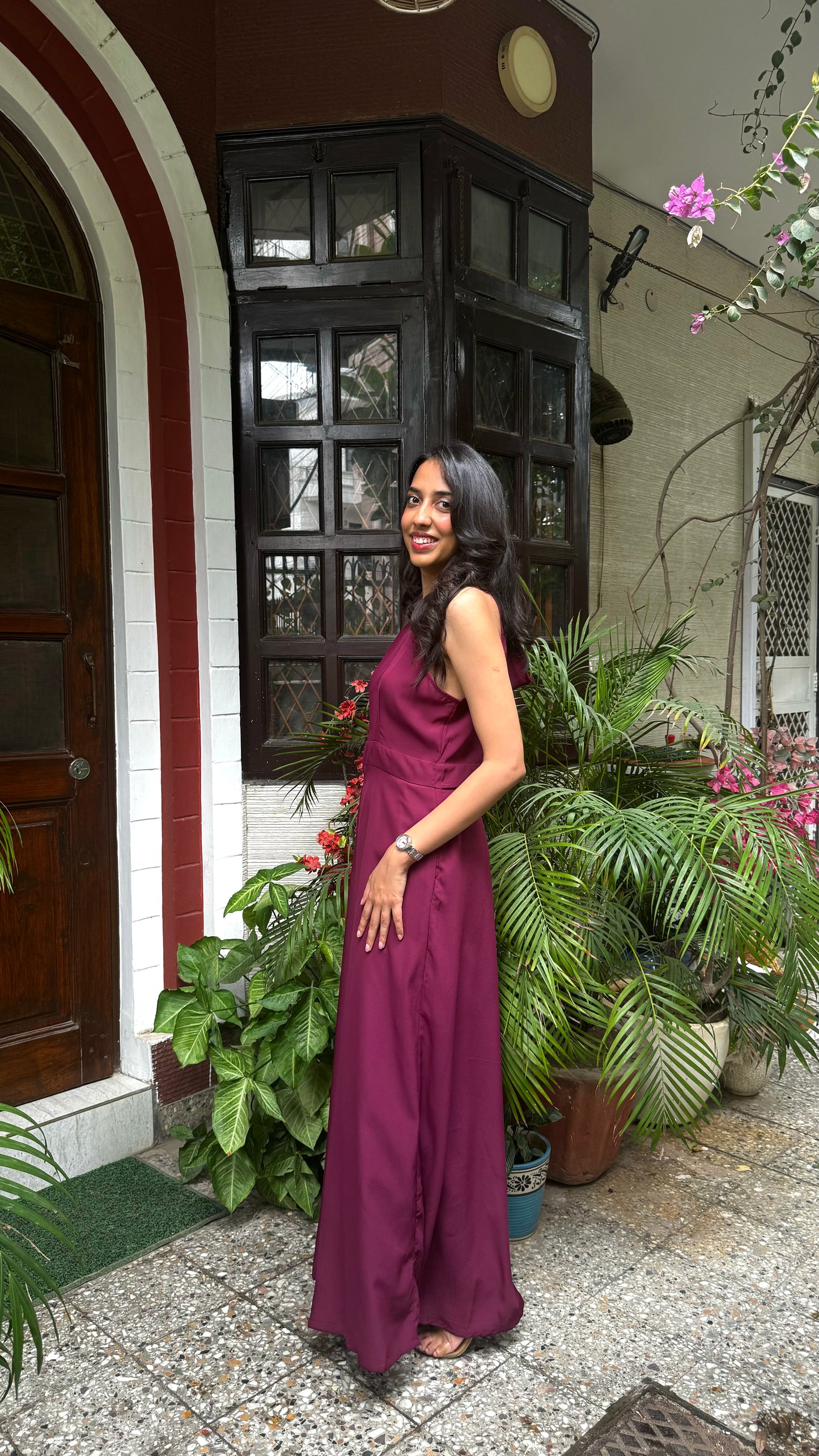 Luxe Jumpsuit - Wine