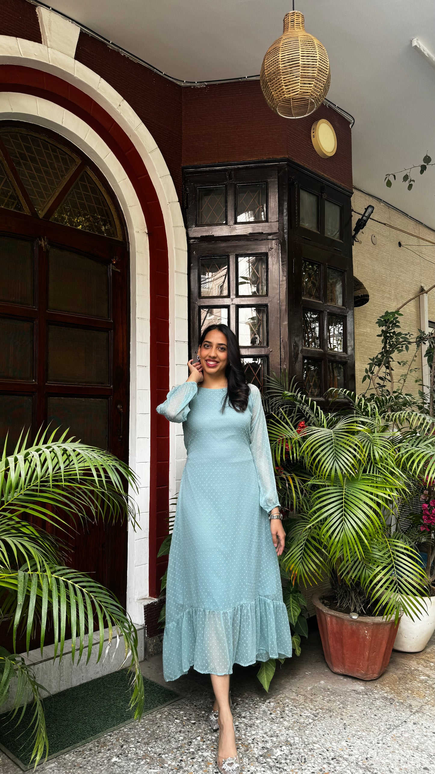 Dreamy Drapes Dress- Mint (Luxe Collection)