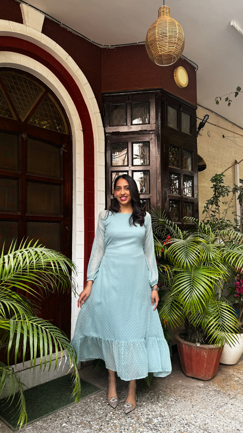 Dreamy Drapes Dress- Mint (Luxe Collection)