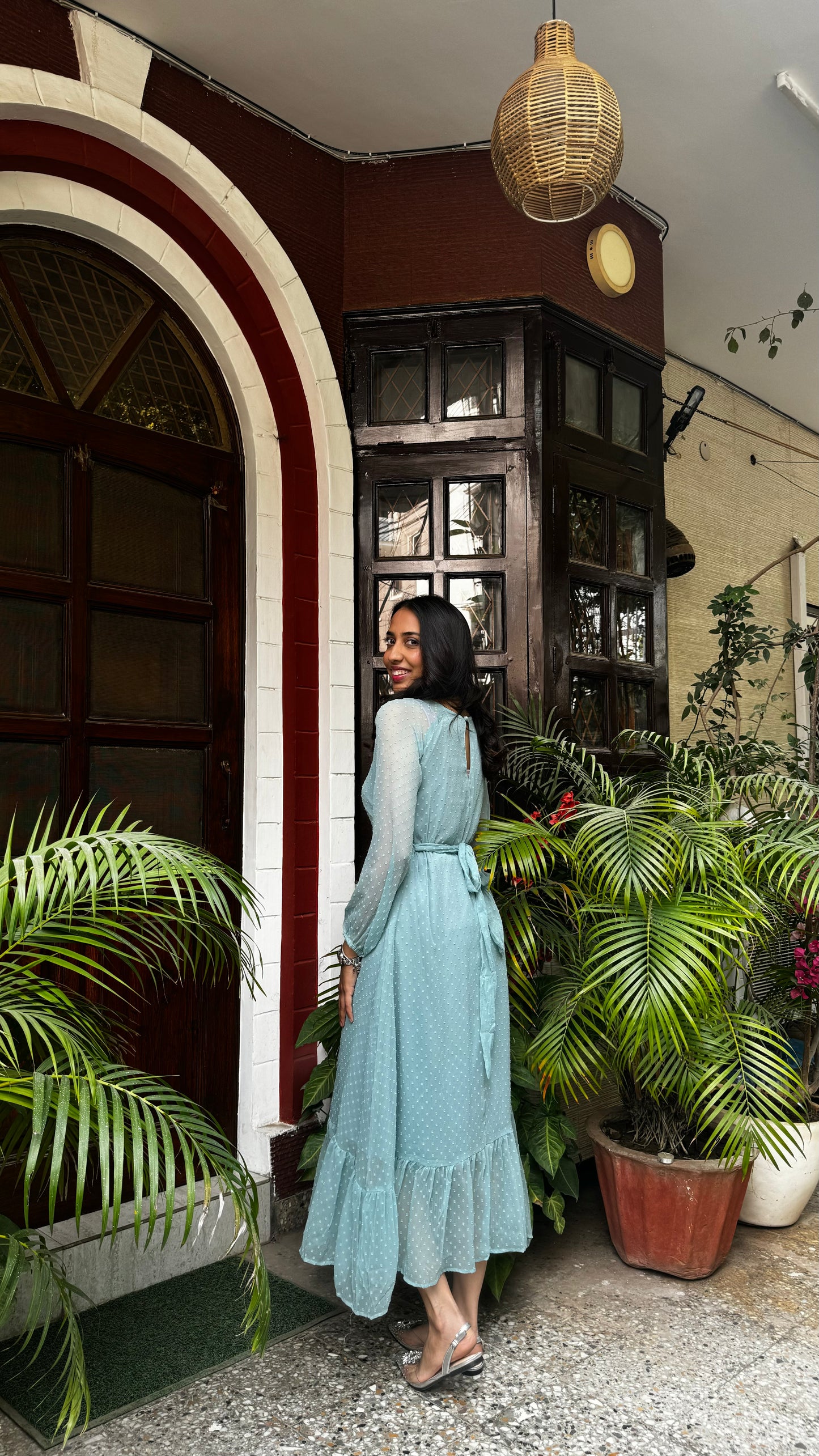 Dreamy Drapes Dress- Mint (Luxe Collection)