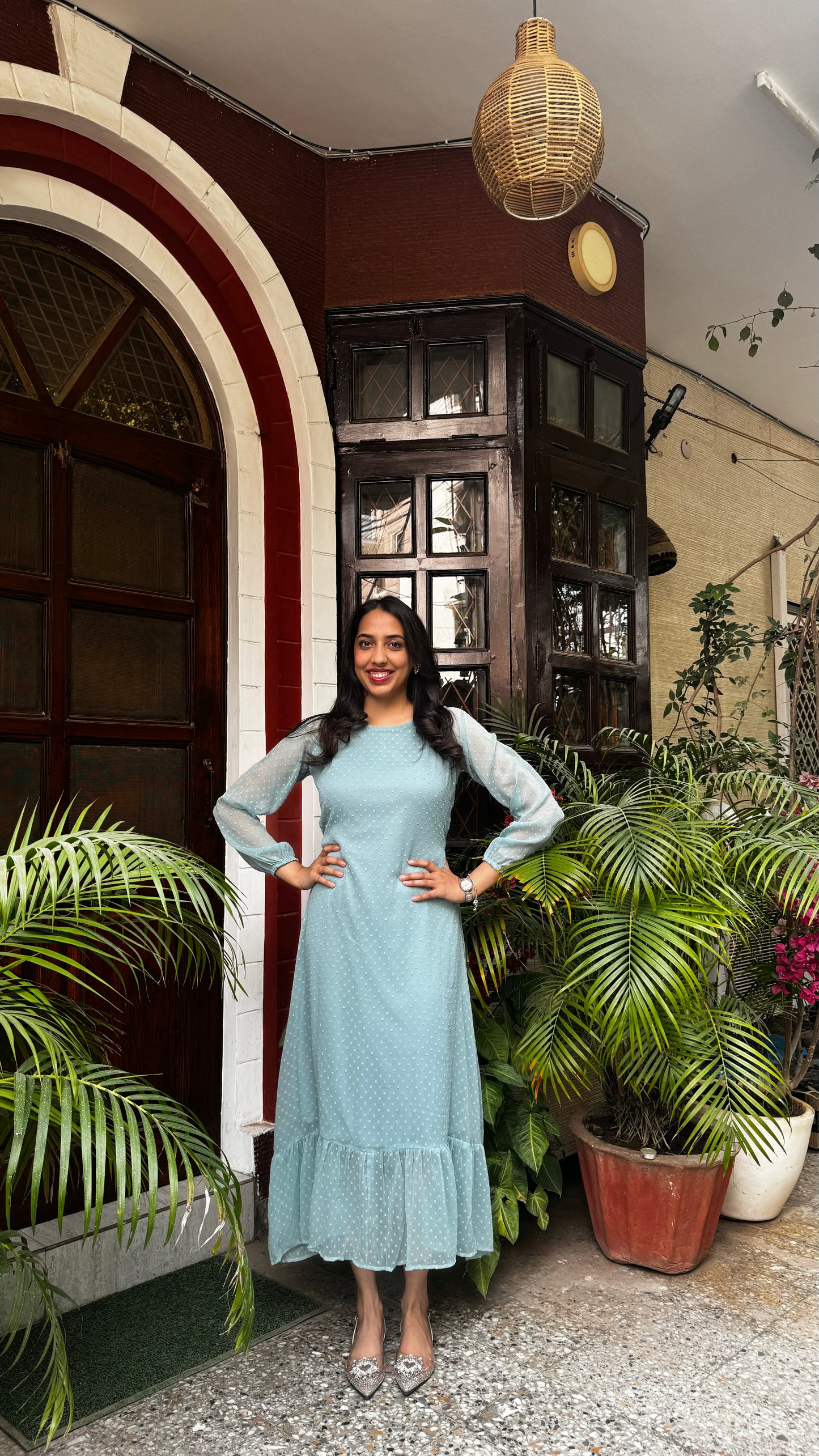 Dreamy Drapes Dress- Mint (Luxe Collection)