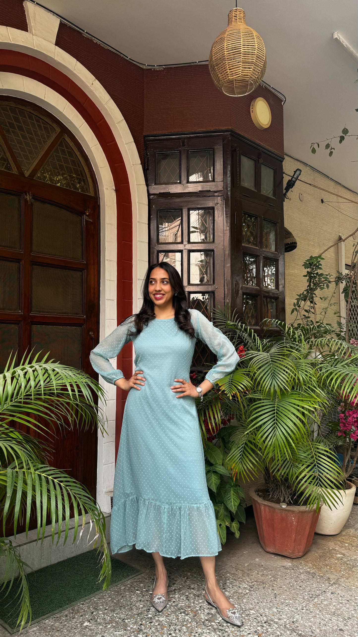 Dreamy Drapes Dress- Mint (Luxe Collection)