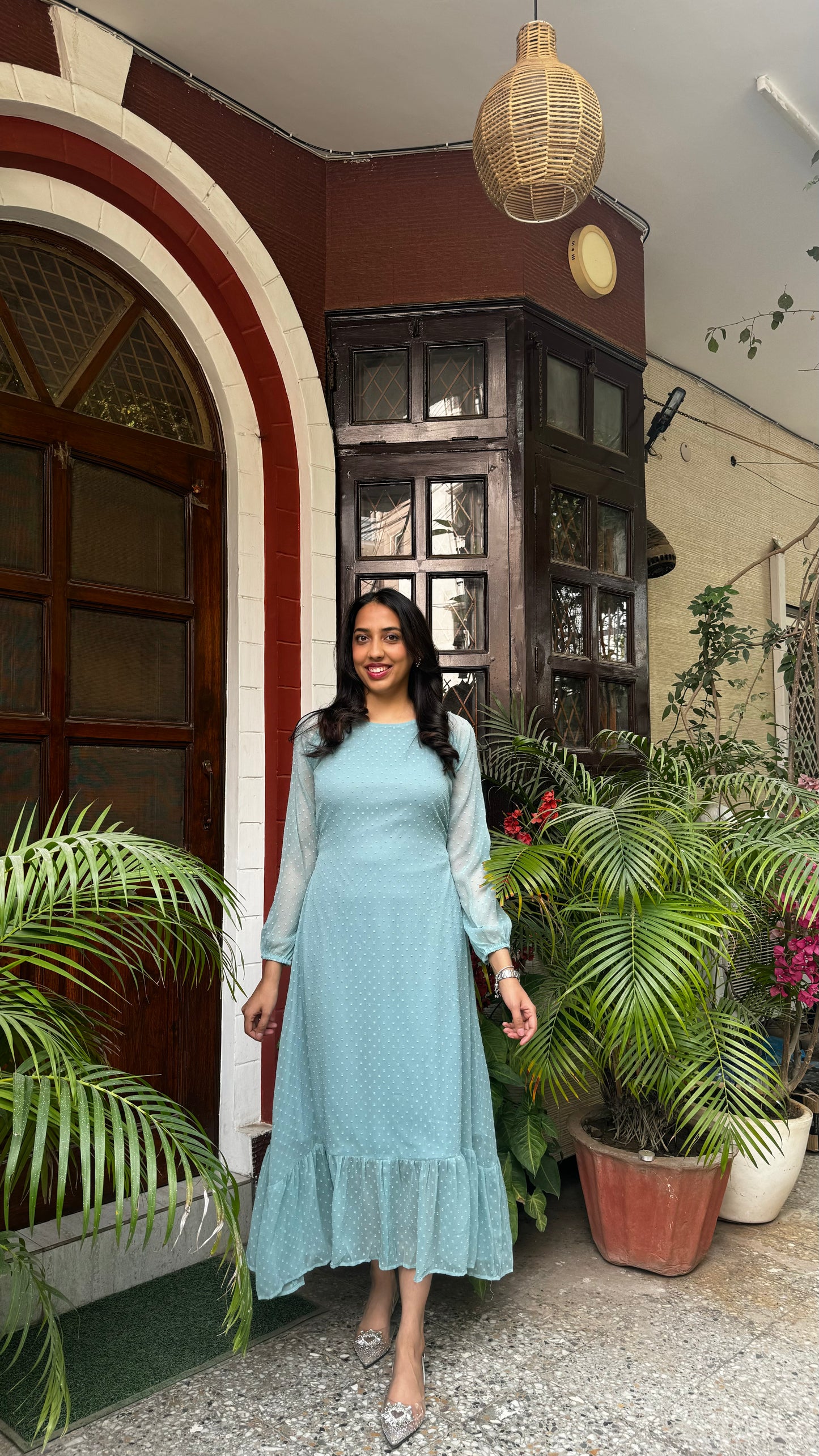 Dreamy Drapes Dress- Mint (Luxe Collection)