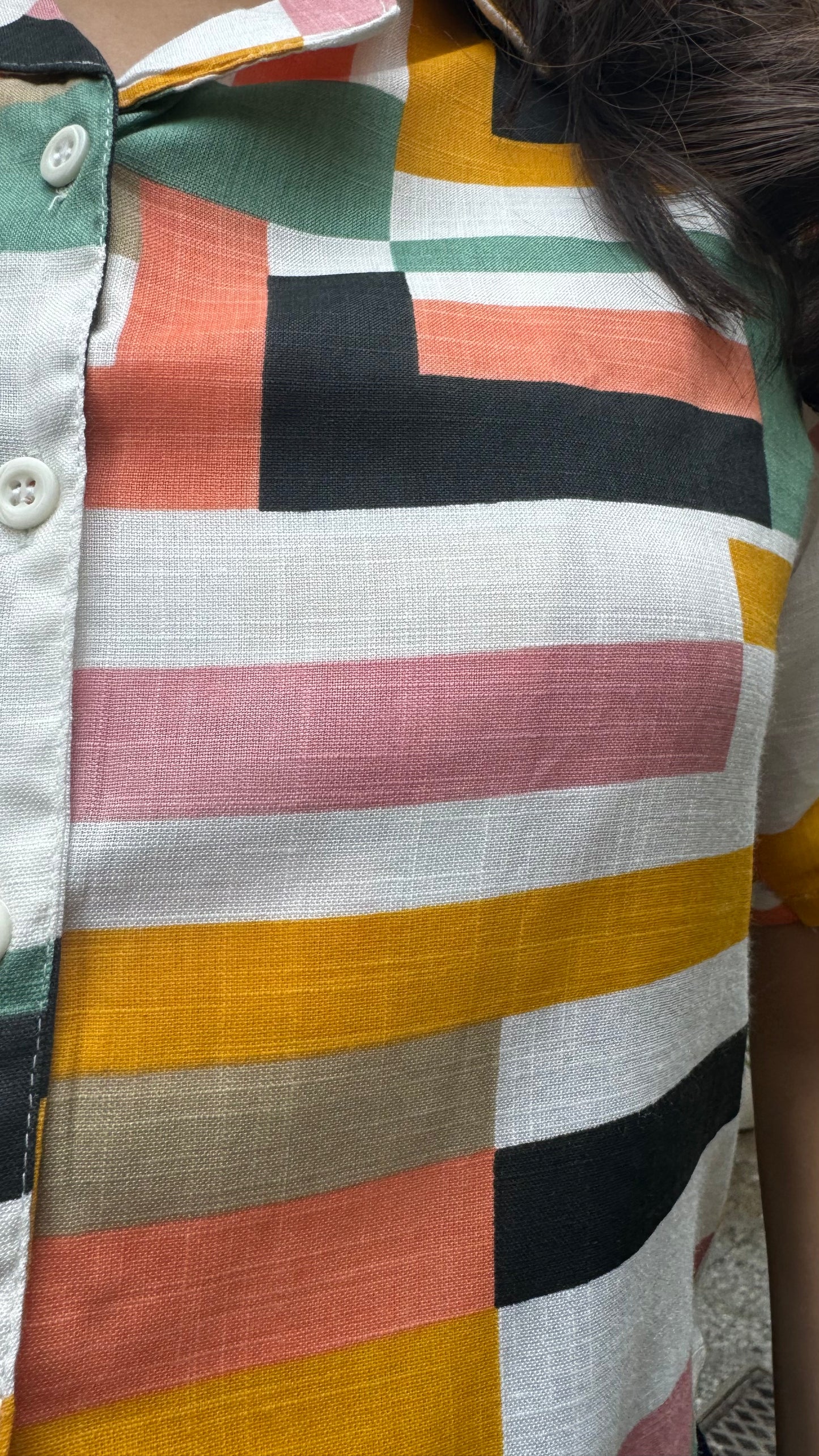 Squared Up Cropped Shirt