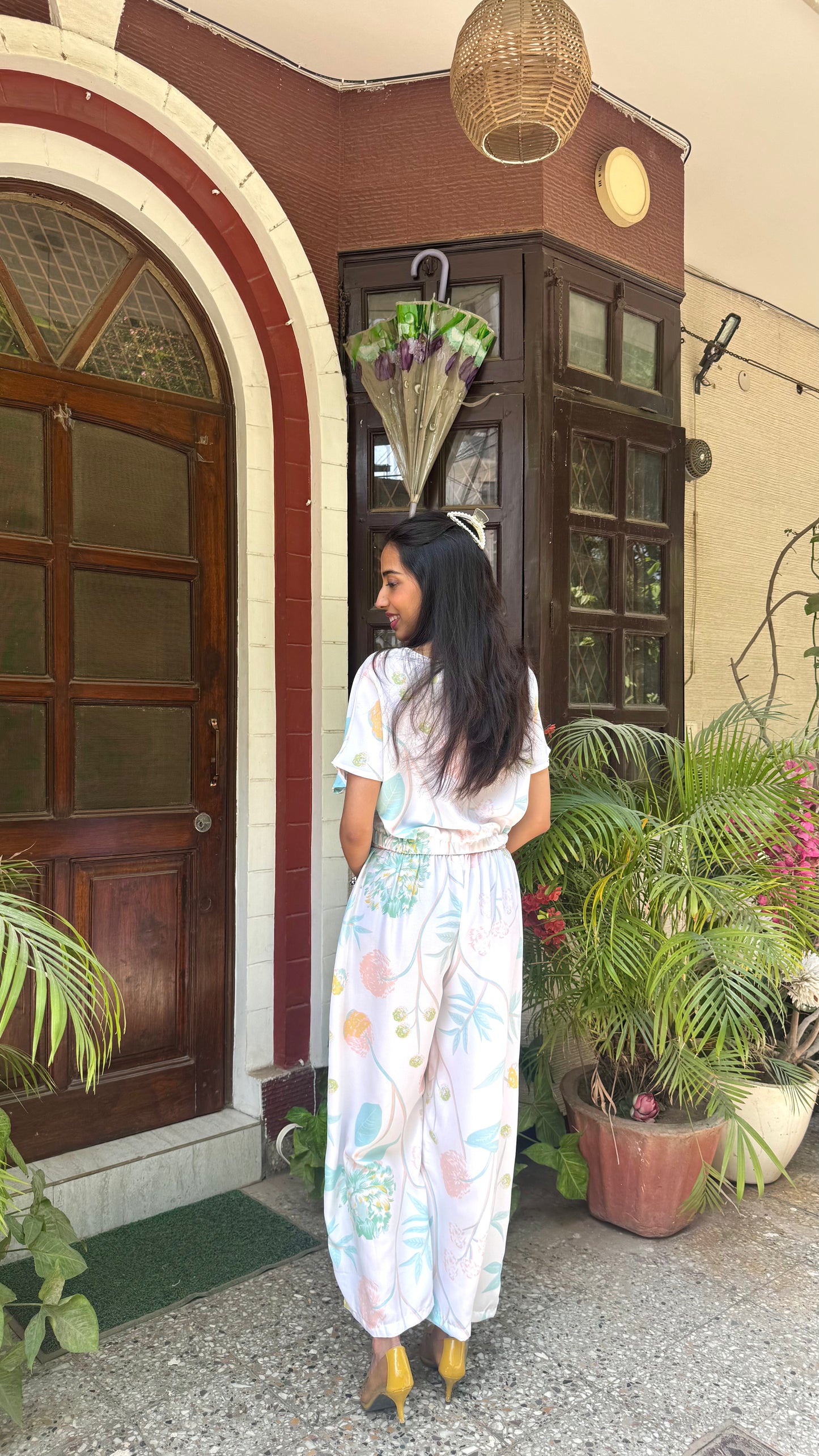 Pastel Meadow Set - White