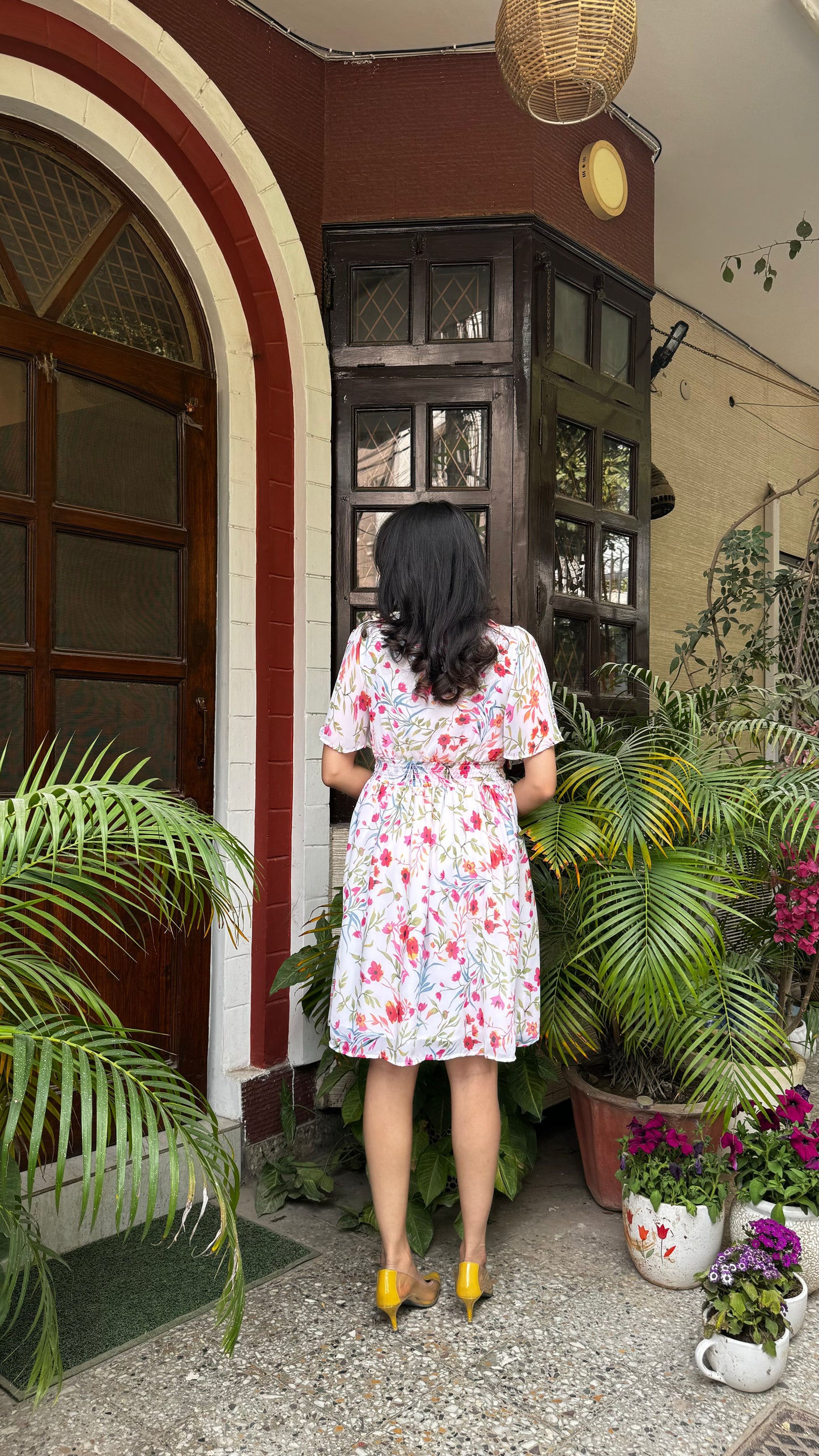 Summer Dream Pastel Dress - White