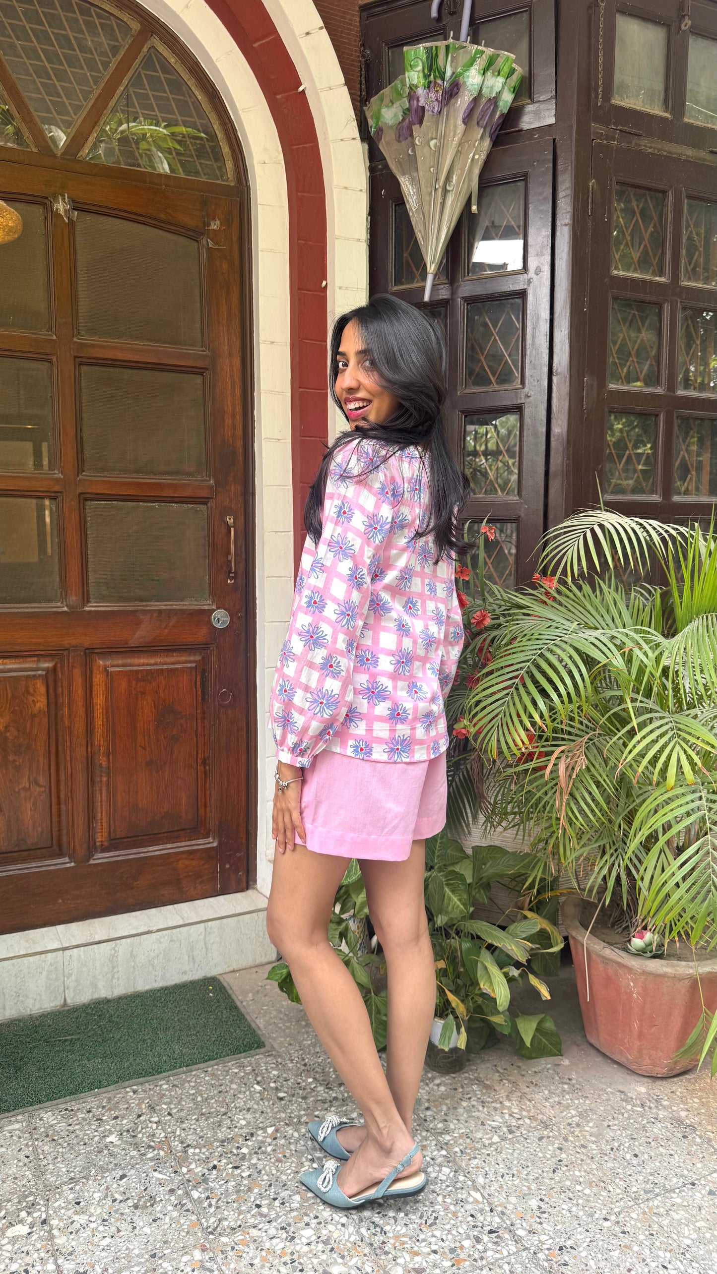 Easy Days Cotton Top - Pink
