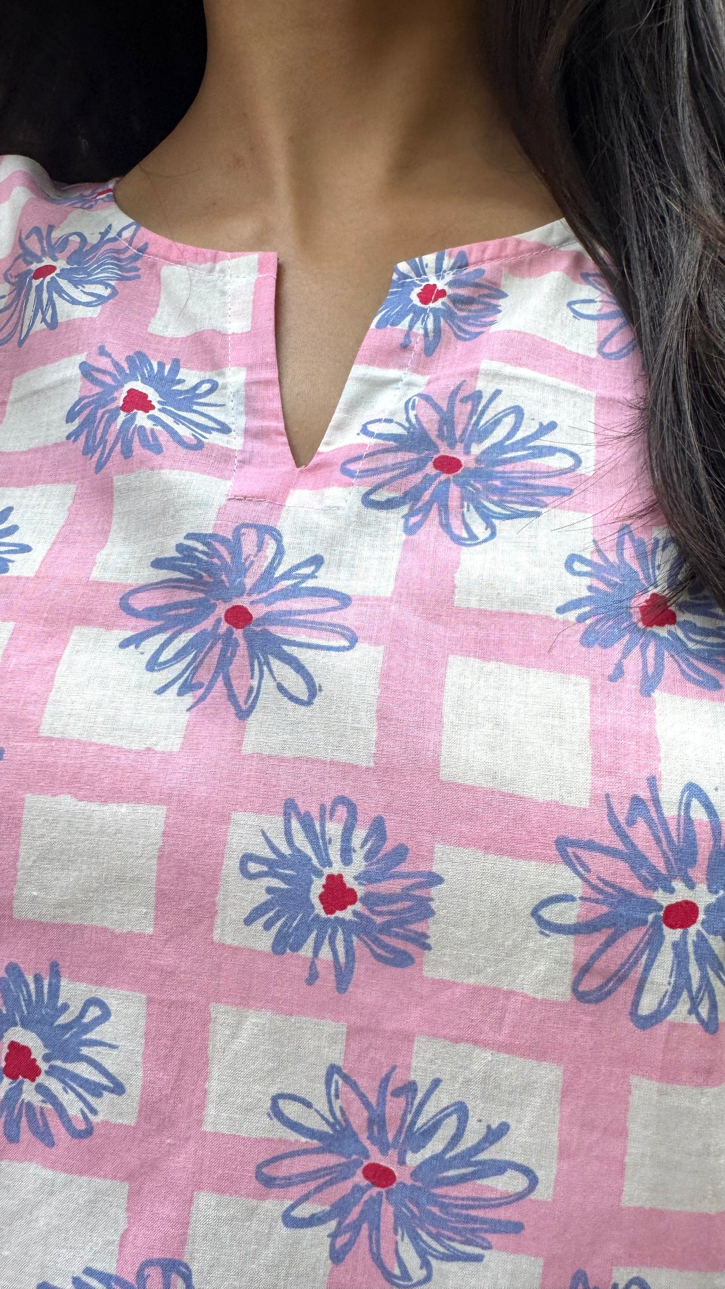 Easy Days Cotton Top - Pink