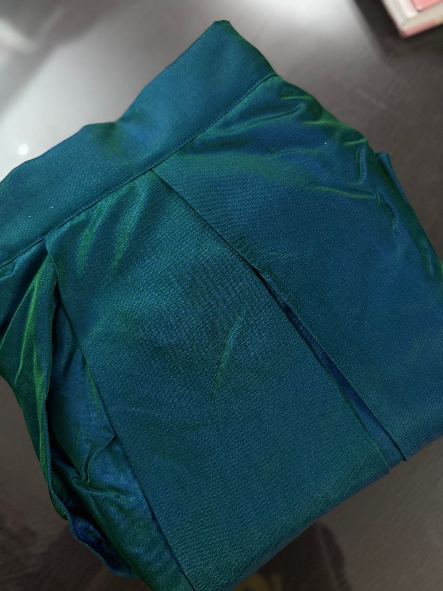 Princess Silk Skirt – Peacock