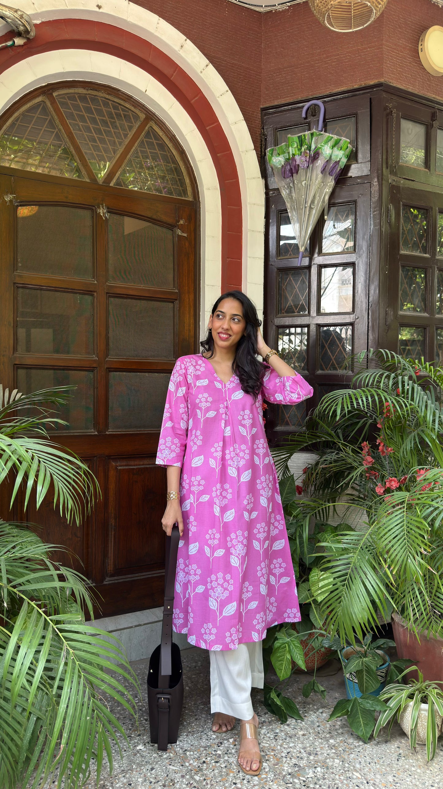 A-Line Cotton Set - Pink (Premium Collection)