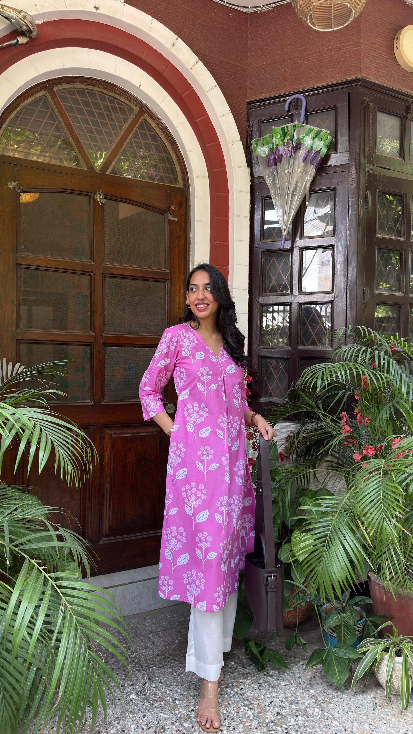 A-Line Cotton Set - Pink (Premium Collection)