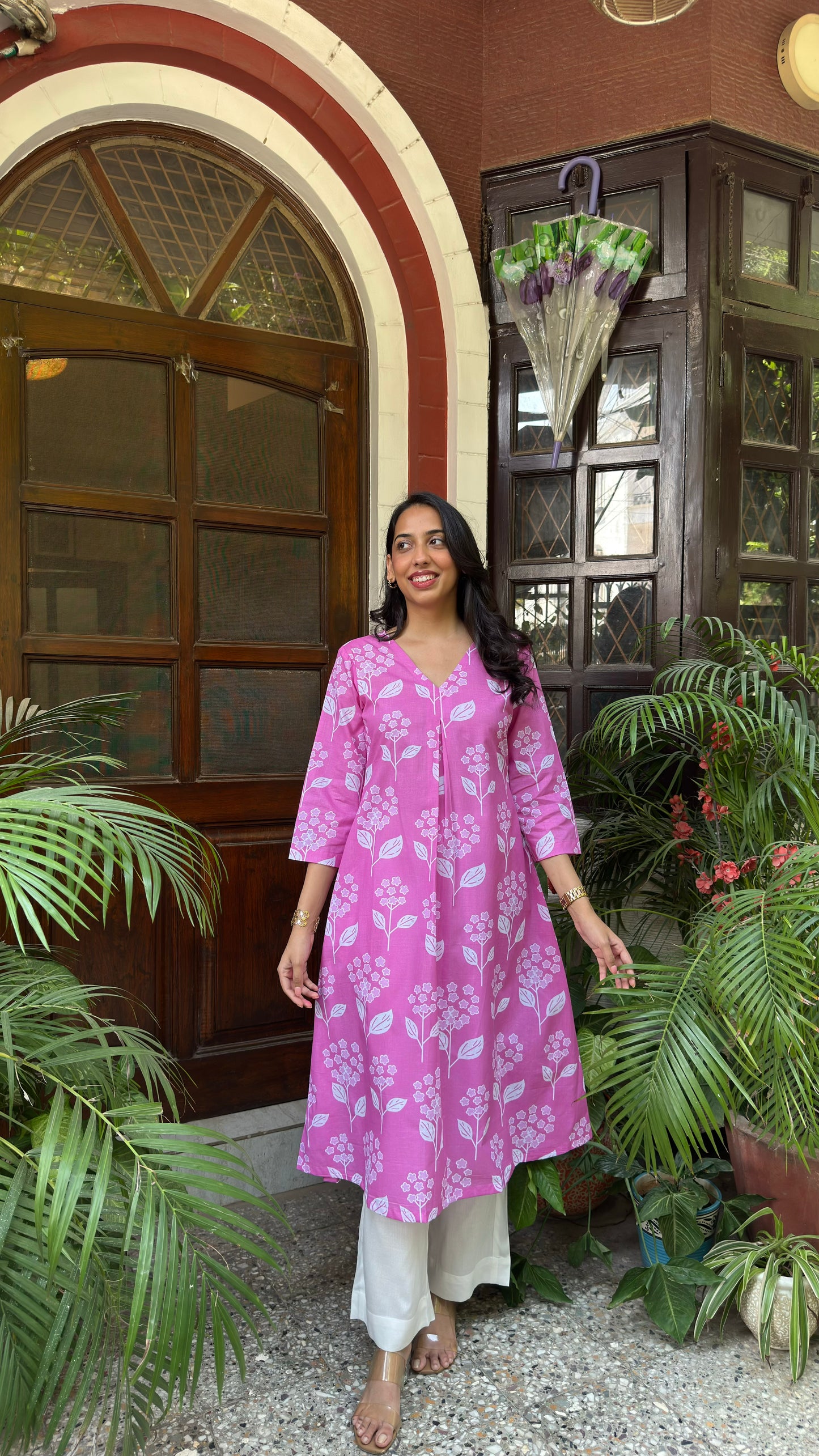 A-Line Cotton Set - Pink (Premium Collection)