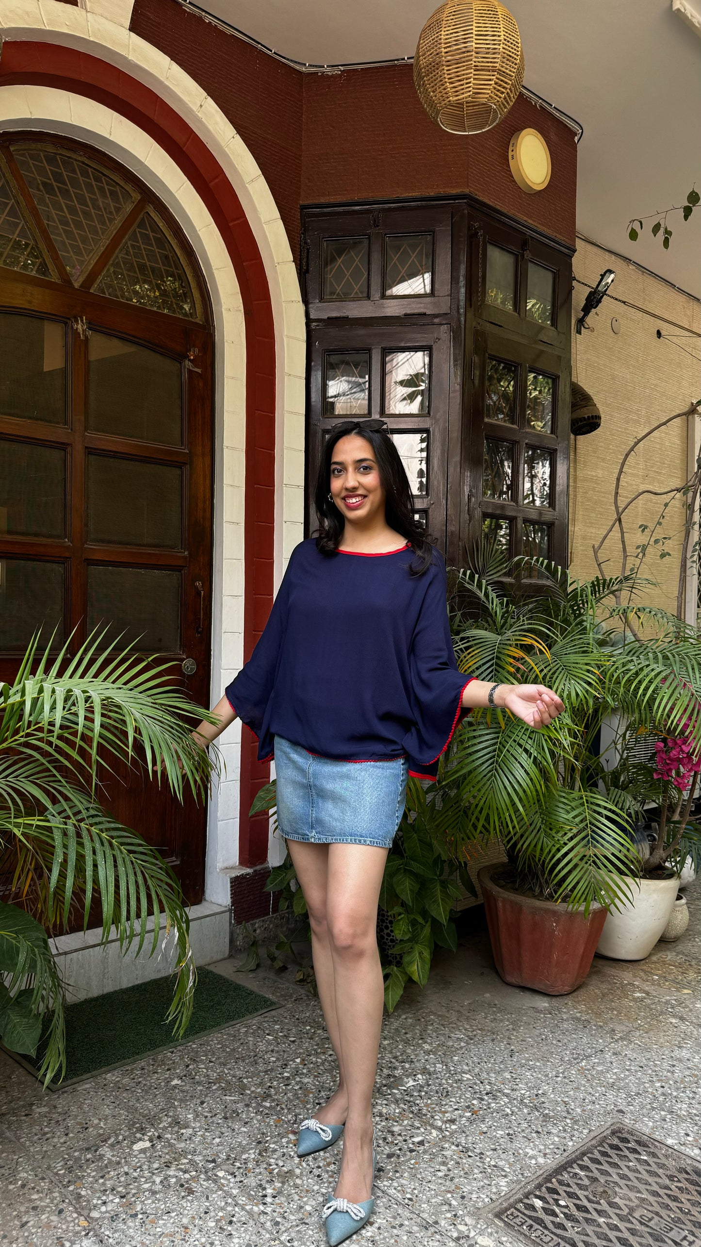 Cape-tivating Top - Blue