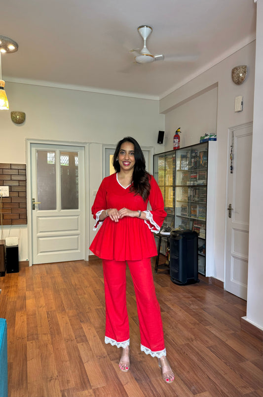 Mirchi Lace Set