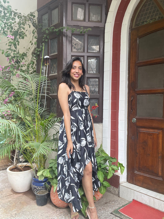 Strappy High Low Dress