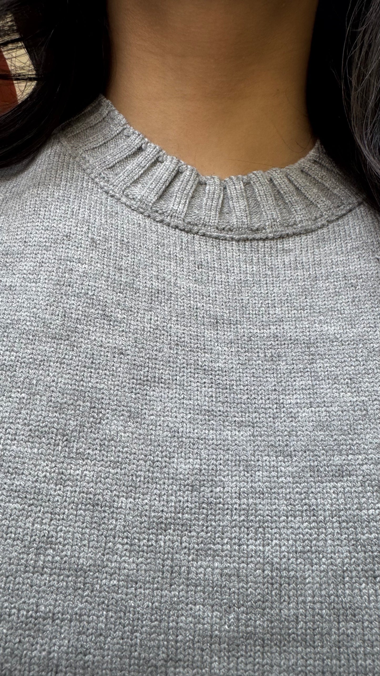 Old Money Shirt & Sweater Set - Grey